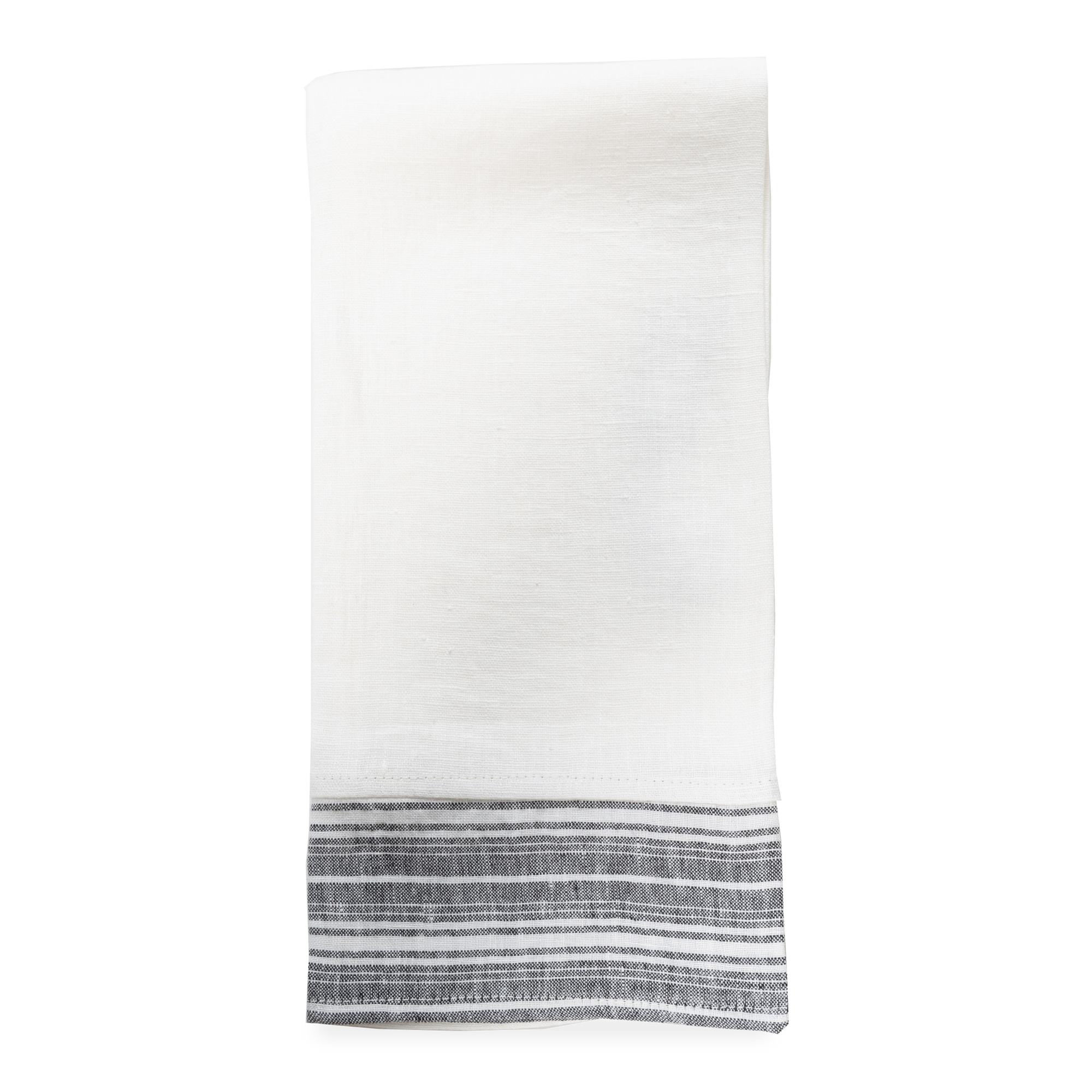 Linen Border Guest Towel
