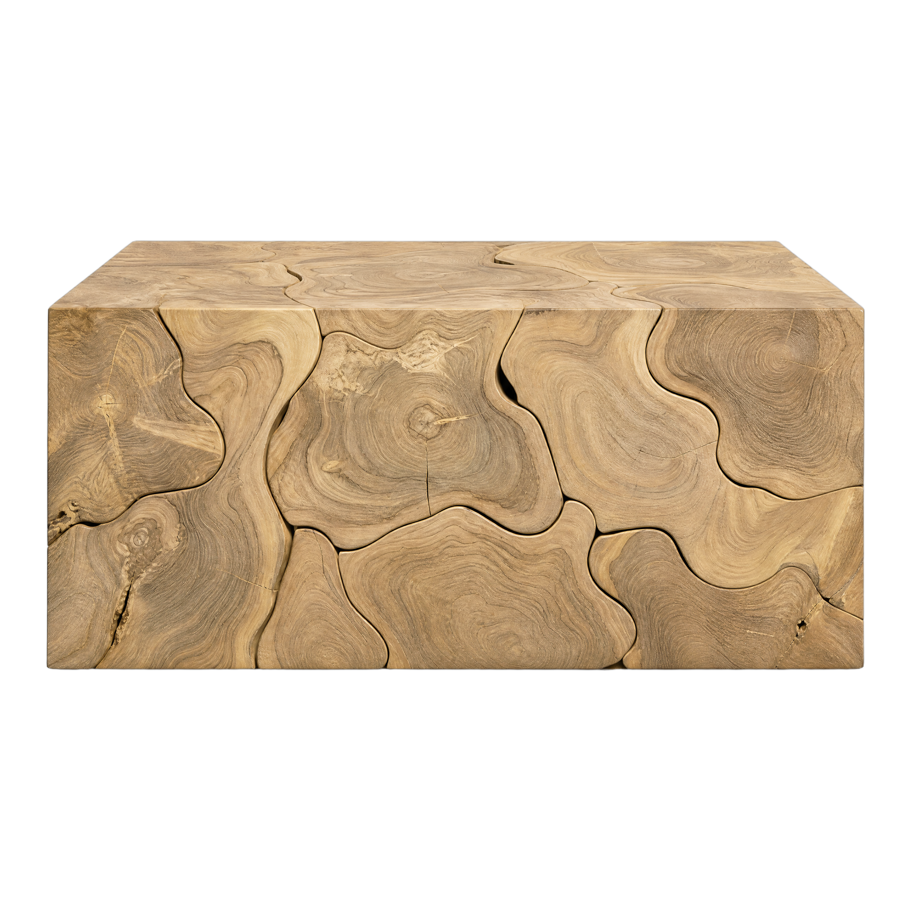 Teak Slice Coffee Table