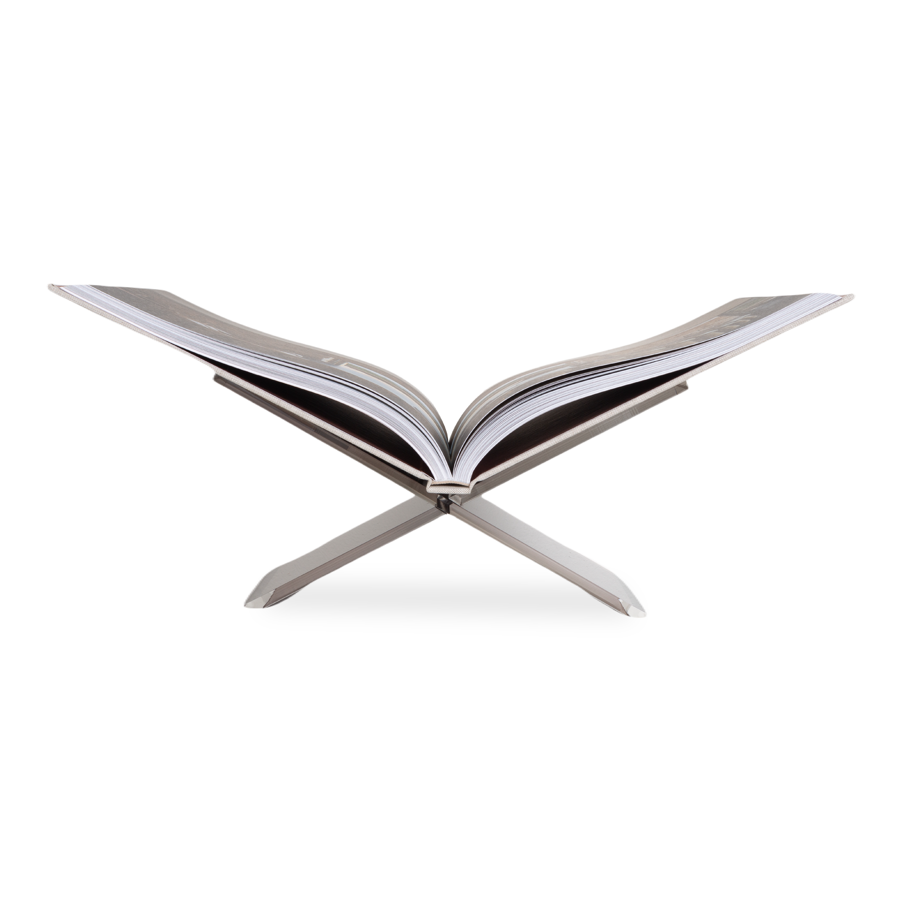 This stylishly designed glass-like lucite Acrylic Bookstand creates a modern cradle to display an open cookbook or artbook.