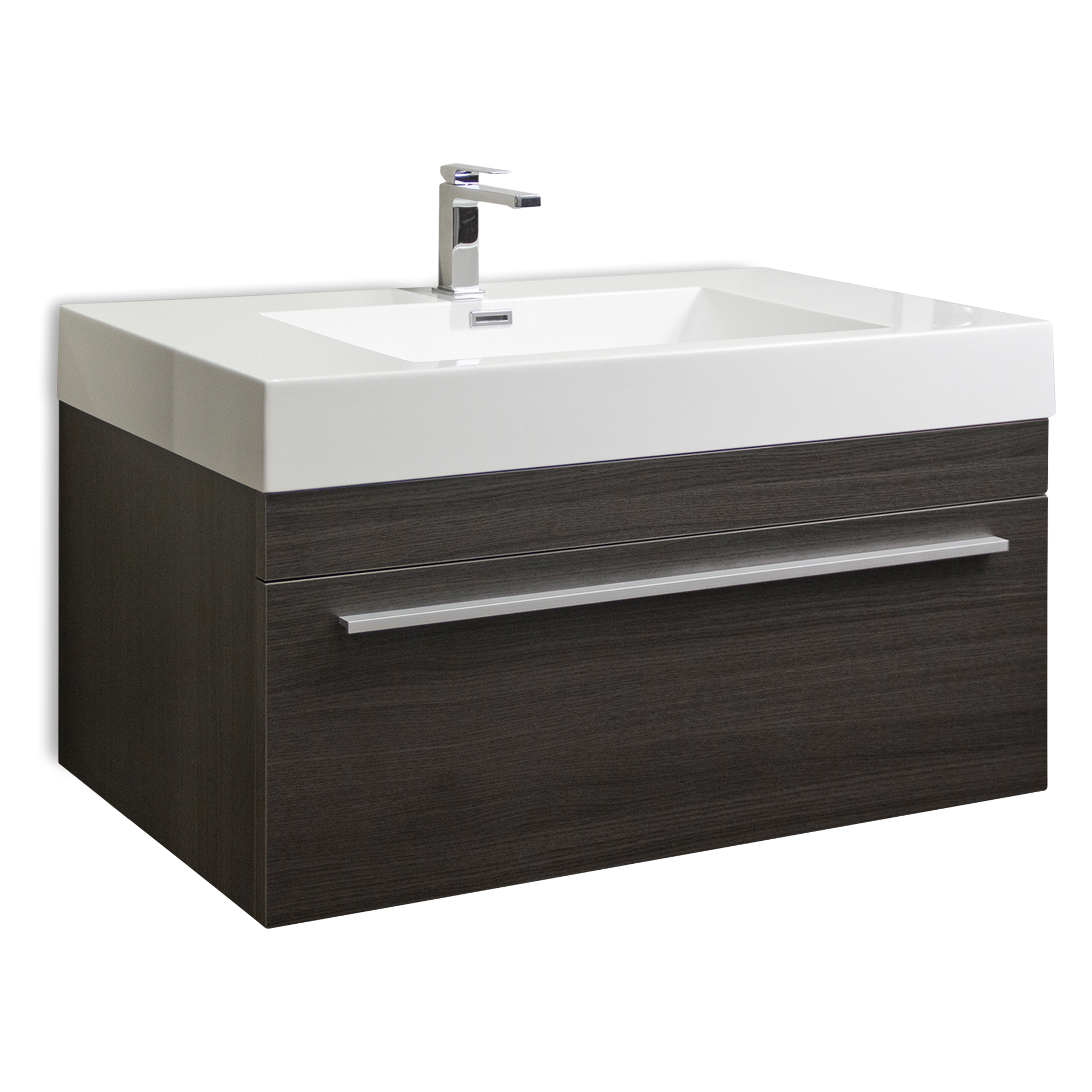 VANITY: The versatile design of the Rhythm vanity brings a modern sensibility to the bath.