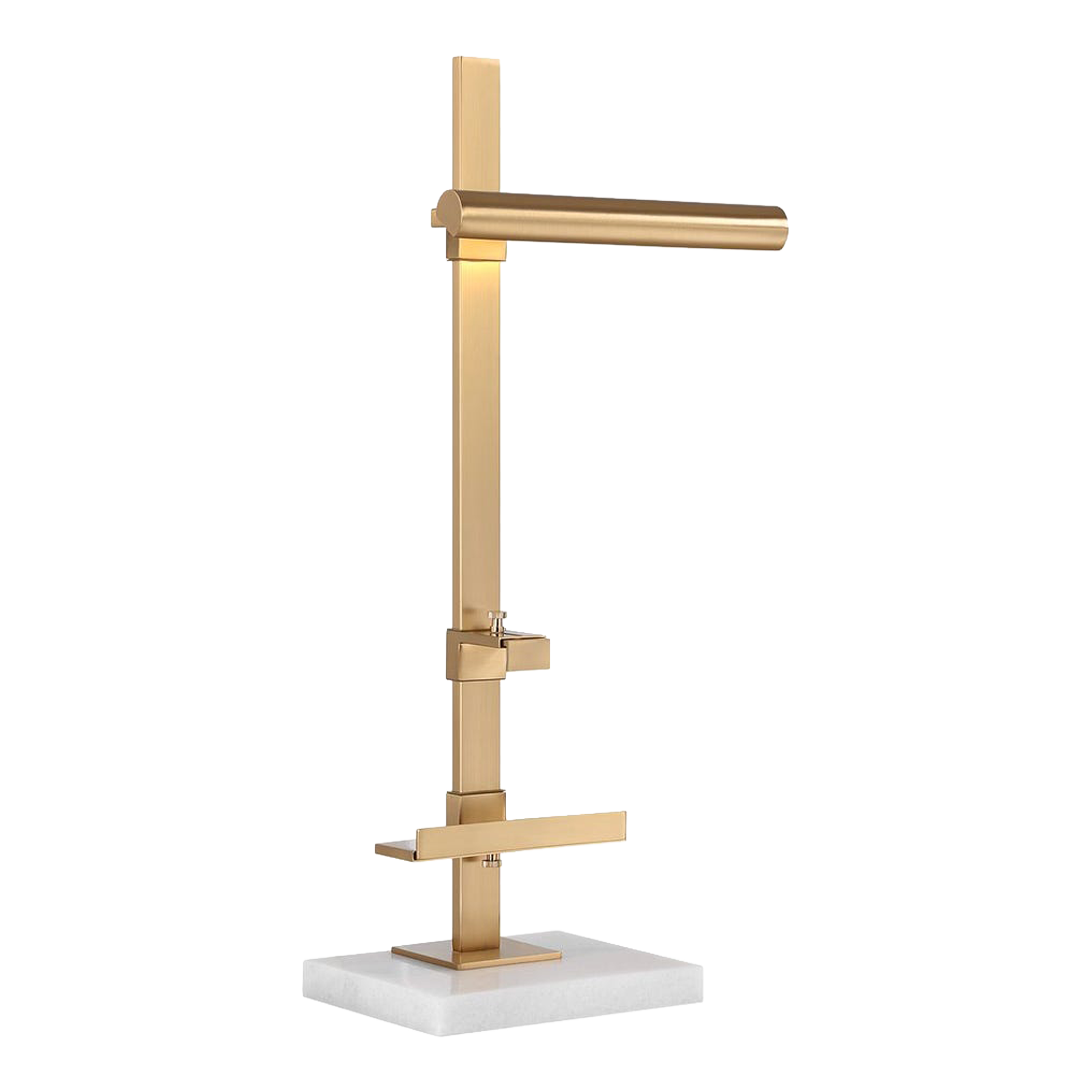 Marble & Brass Led Lighted Easel