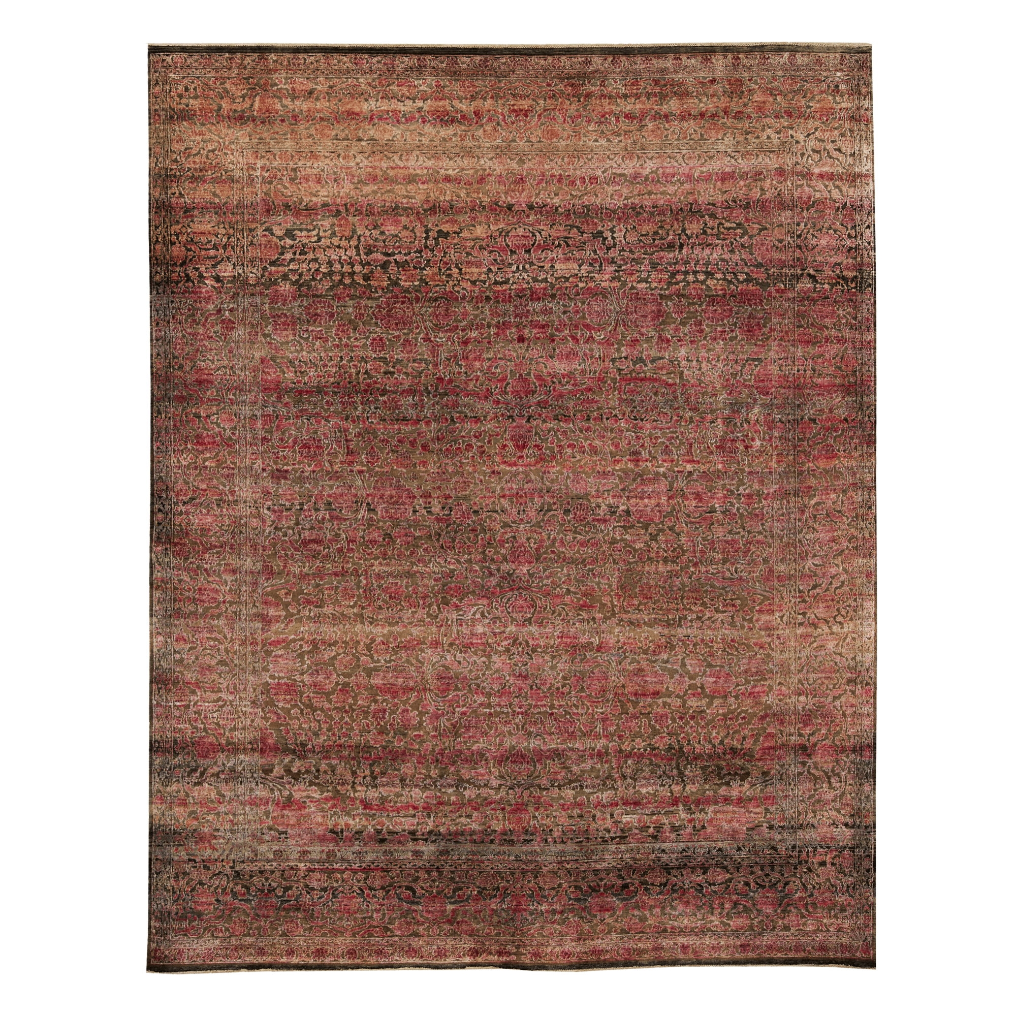 Designed to be passed through generations, the New Heirloom Rug Collection is crafted from recycled and upcycled wool, cocoon silk and sari silk.