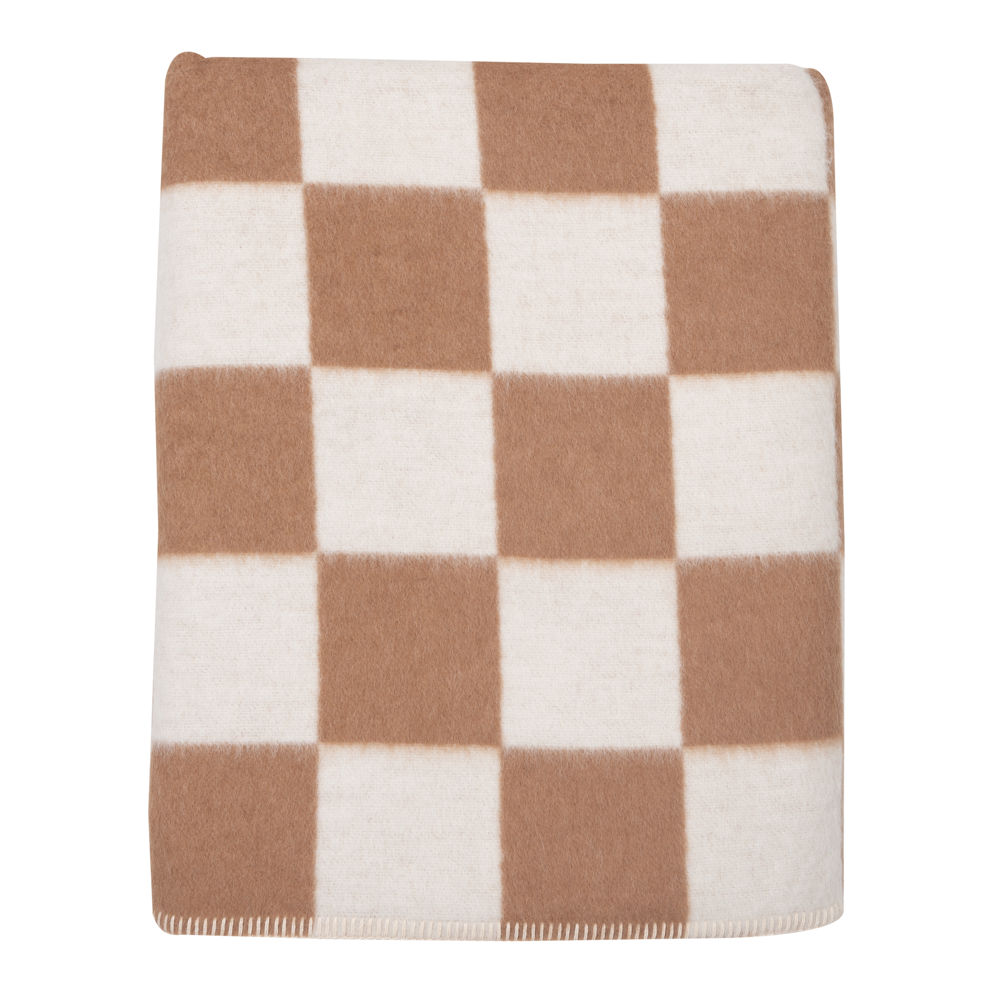 Presenting a luxuriously soft texture, the Crosby Check Throw is woven with natural superfine alpaca wool and undyed Peruvian cotton.