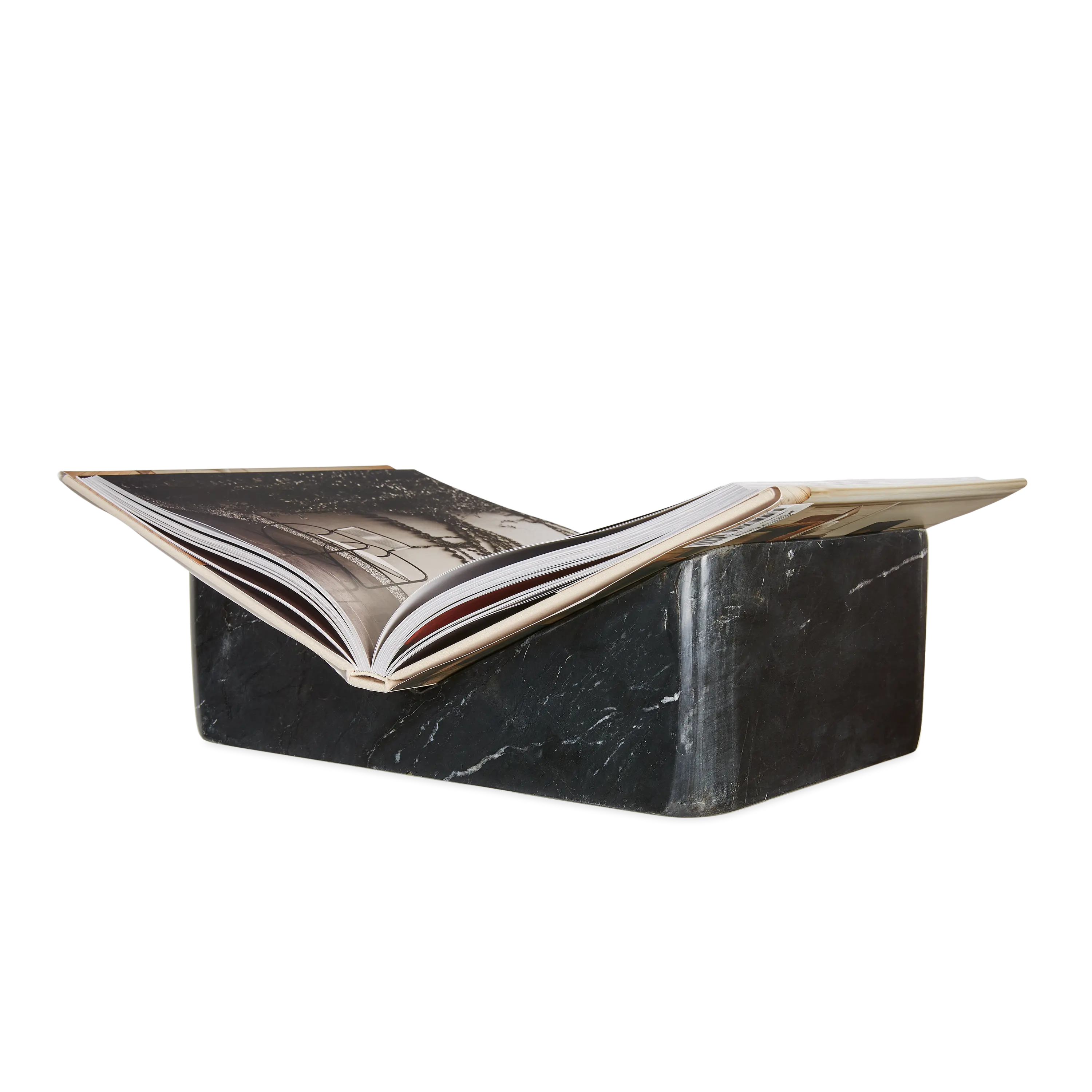 Marble Bookstand Black