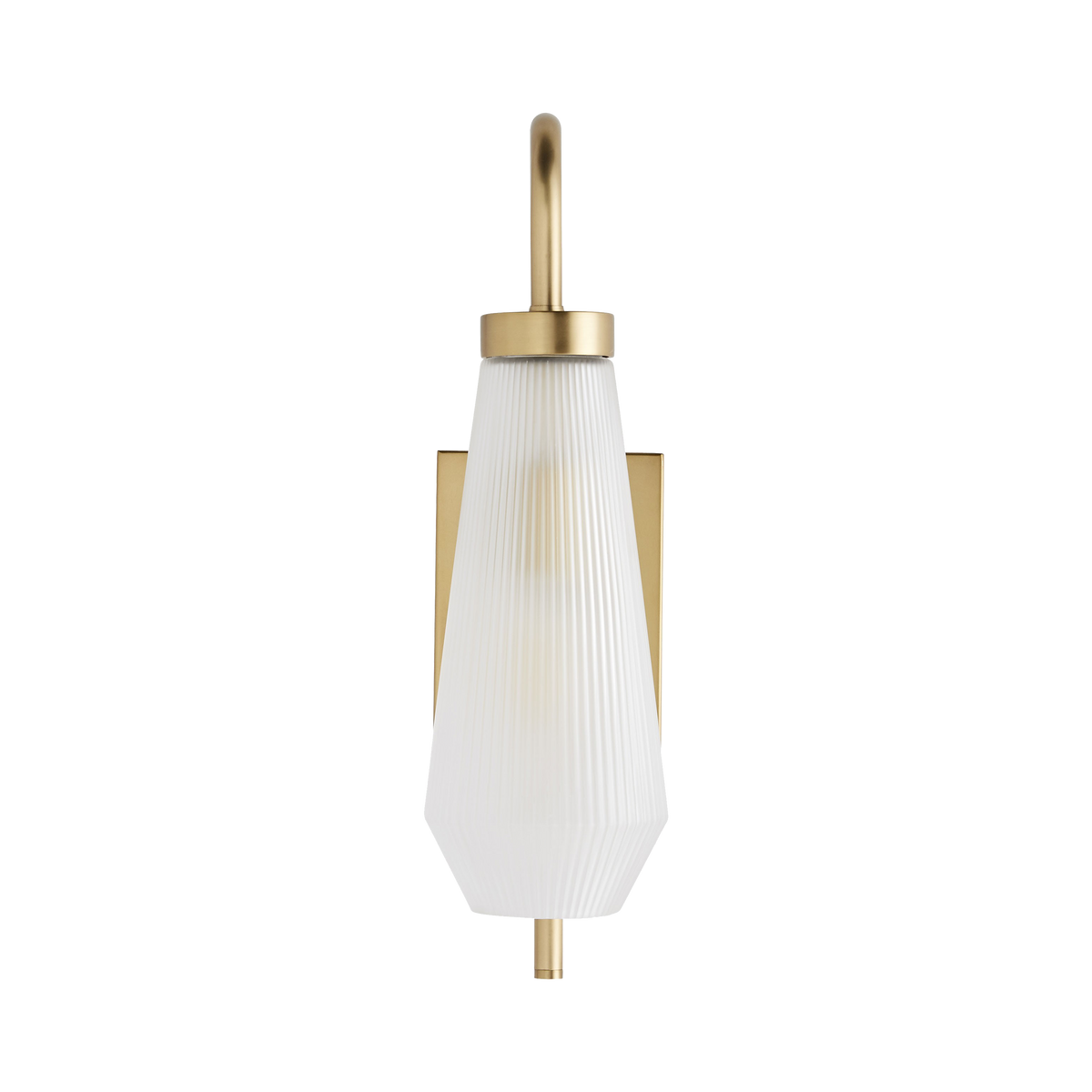 Ribbed Bell Wall Light