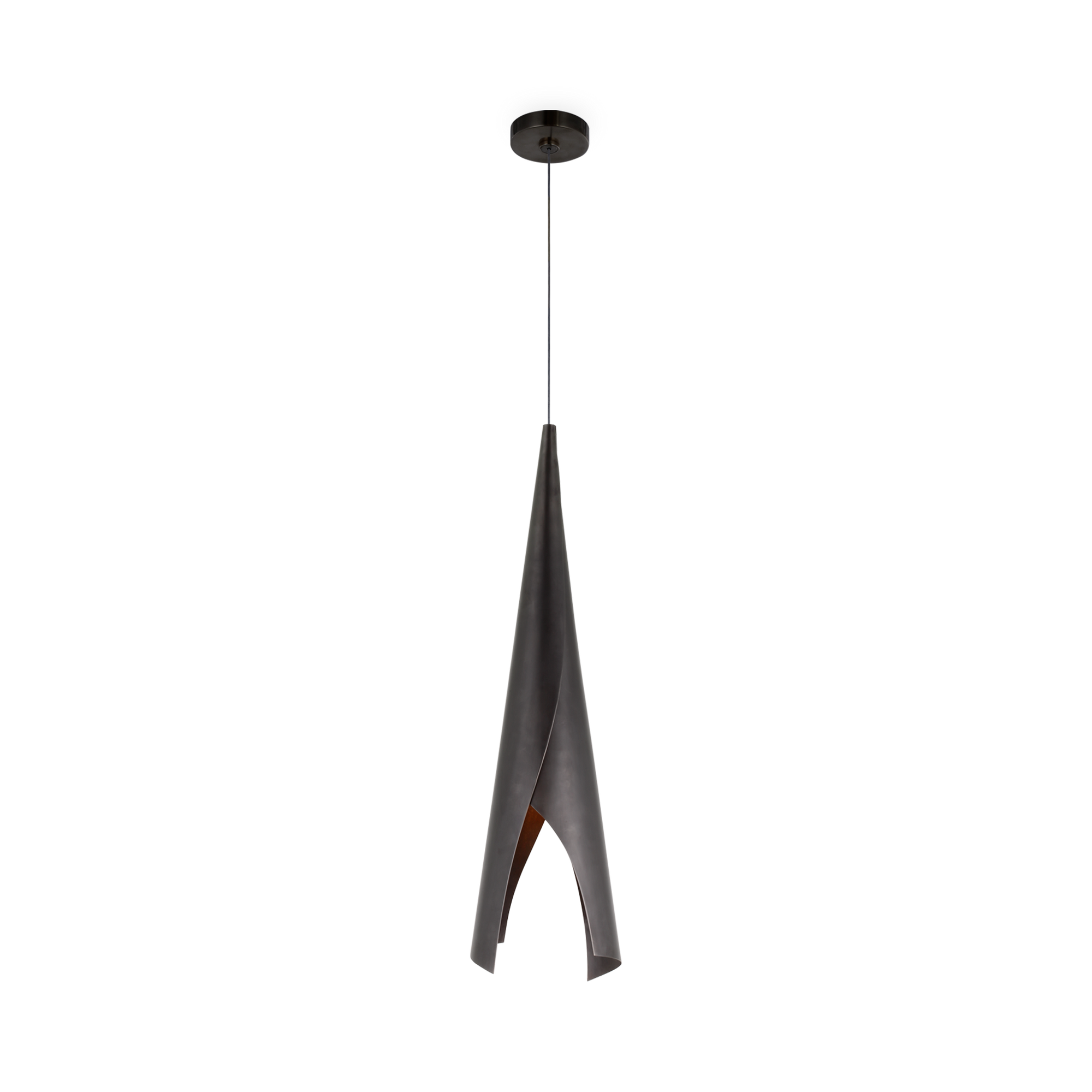 The Piel Medium Wrapped Pendant features a distinctive design and soulful vibe.