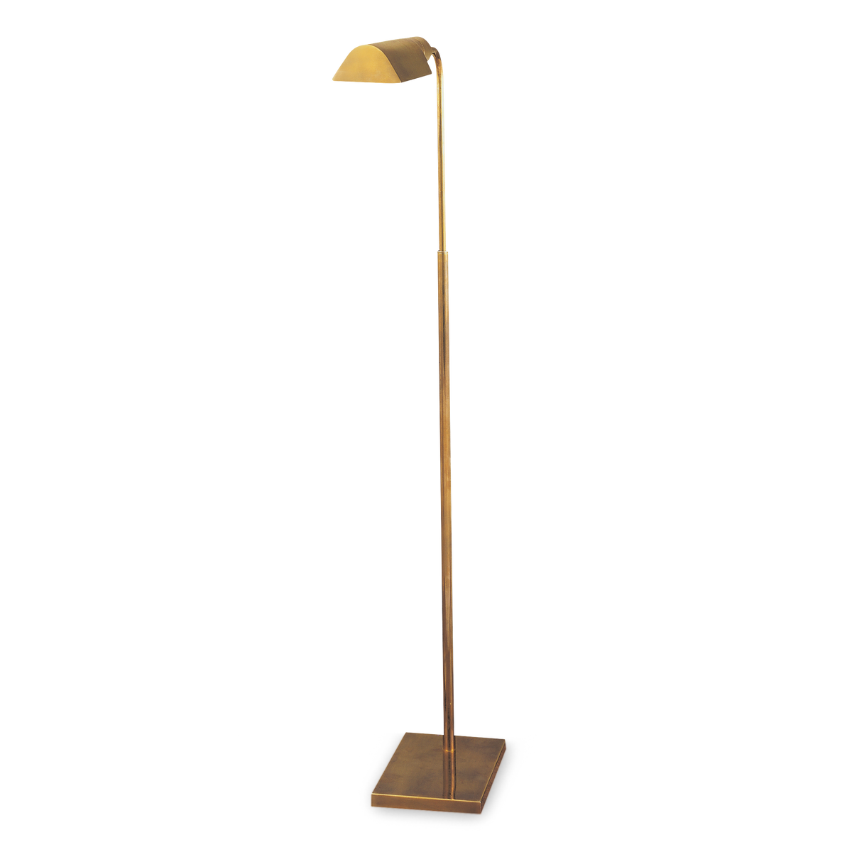 Adjustable Studio Floor Lamp Brass