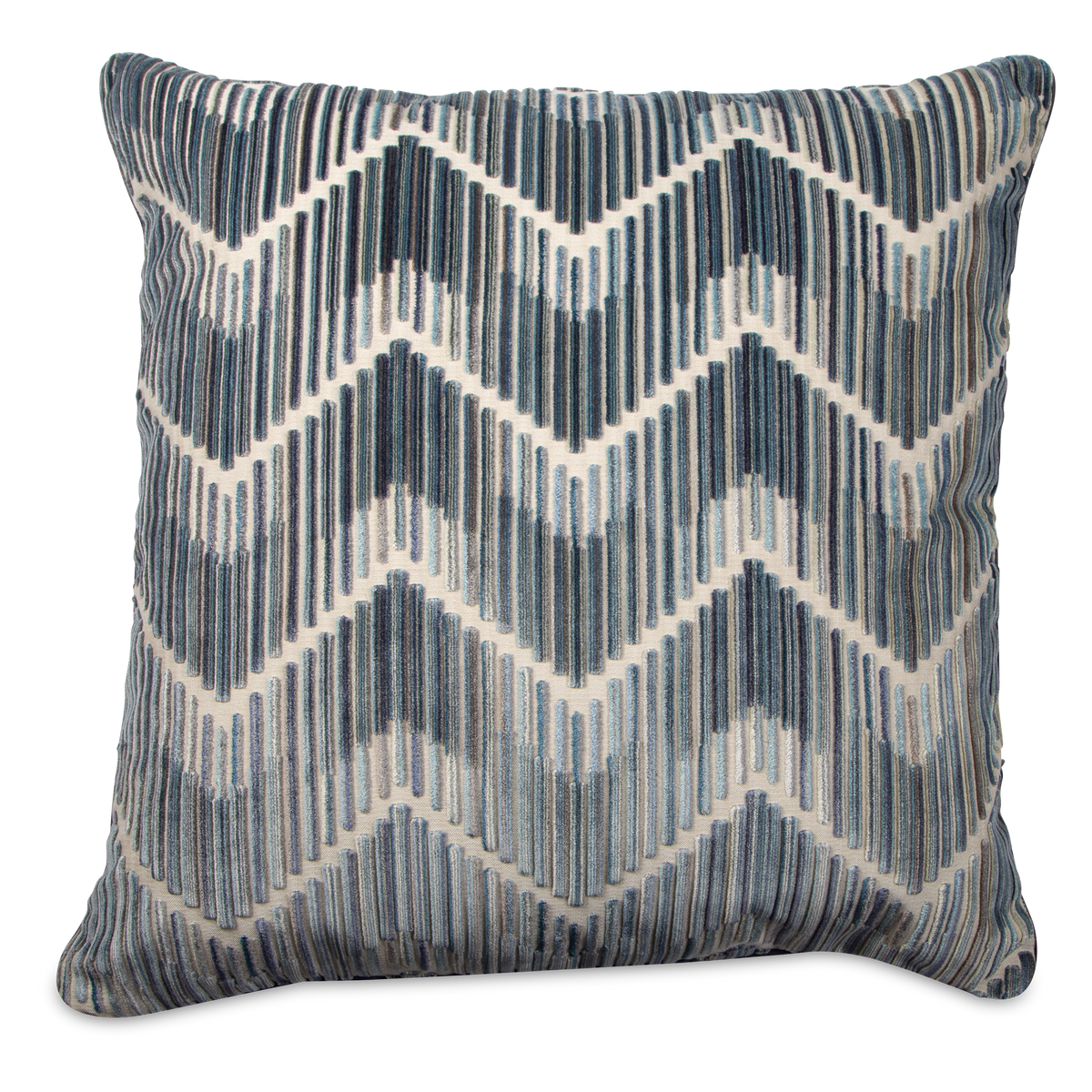 Velvet Zigzag Pillow