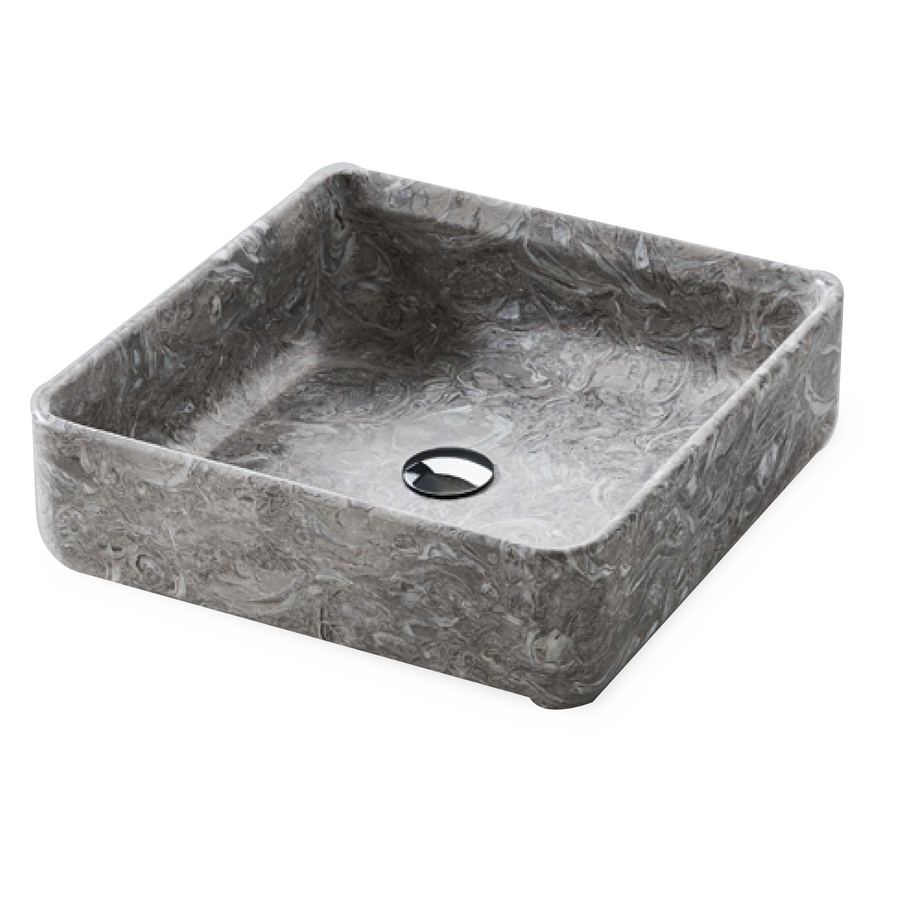 The Shadow Basin redefines luxury withlean lines and a streamlined design to showcase the beauty of the material.