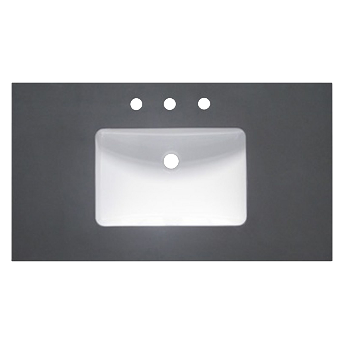 Deep Gray Quartz Top - 36