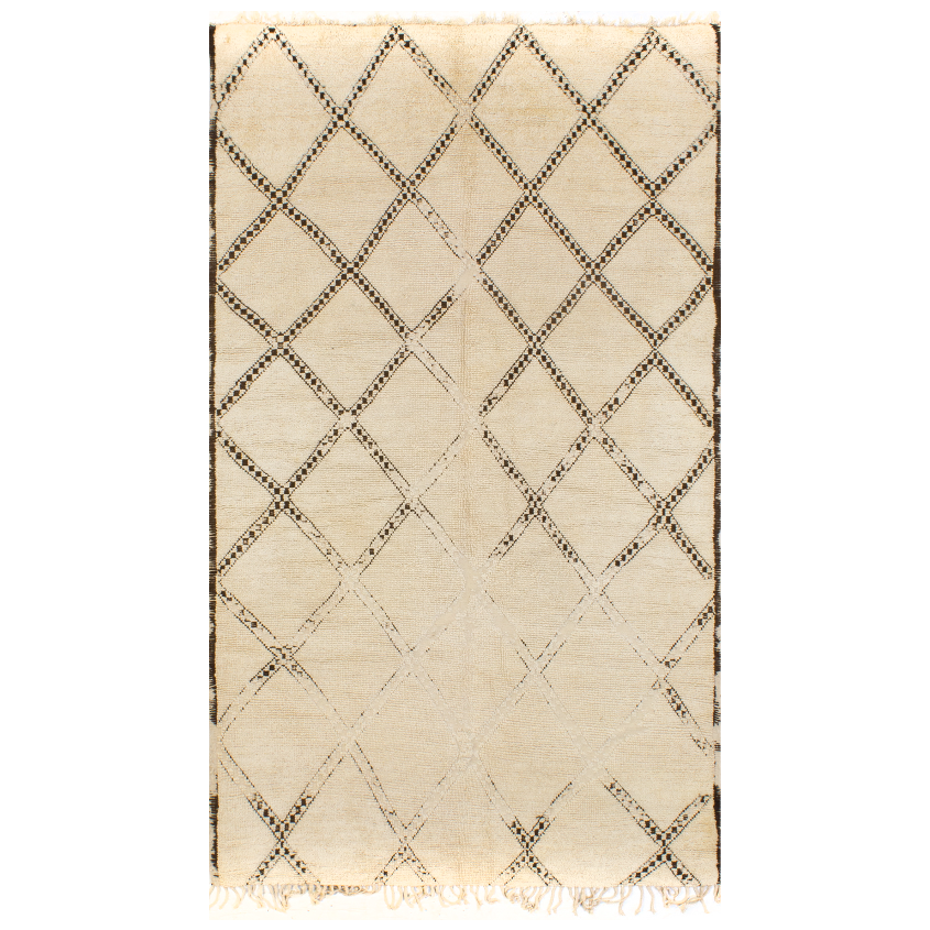 Primarily dating back to the 1950's and 1960's, each rug in the Vintage Moroccan Collection reflects the story of its maker, though deceptively simple in design.