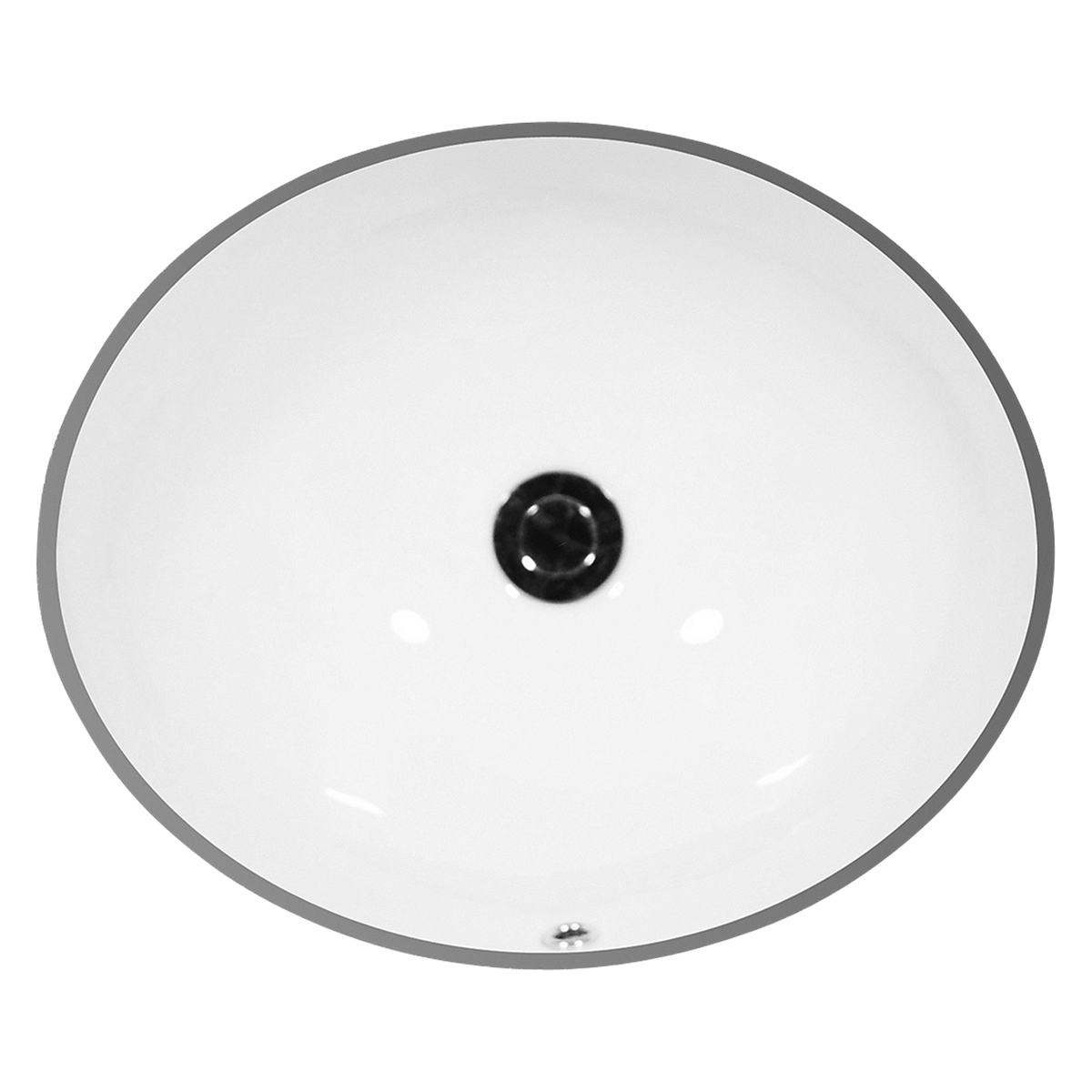 Layla 1714 Undermount Basin - White