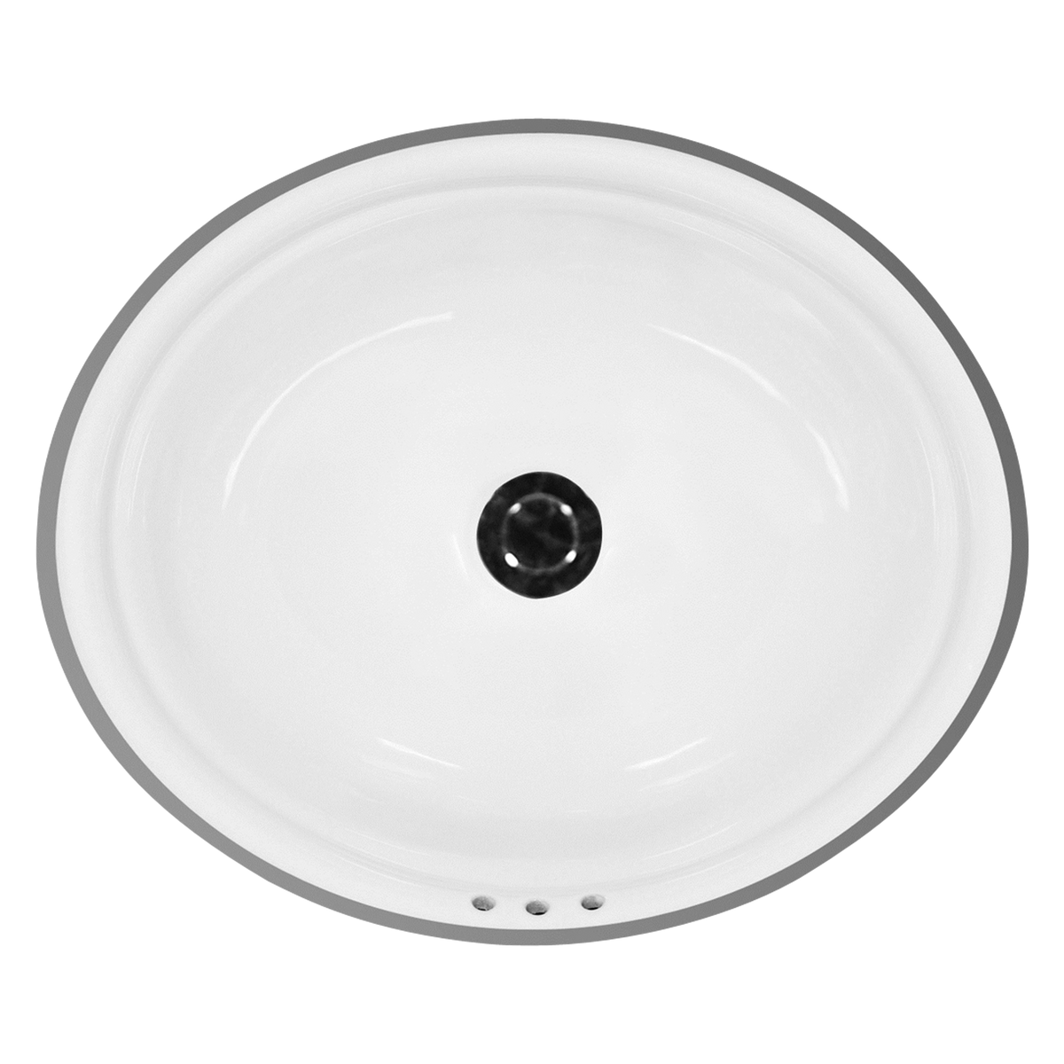 Walton 1714 Undermount Basin - White