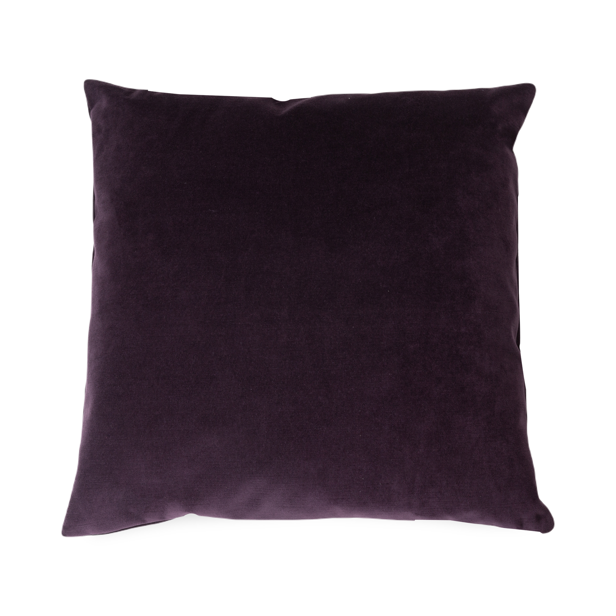 An elegant velvet pillow with gentle striation that creates subtle dimensions.