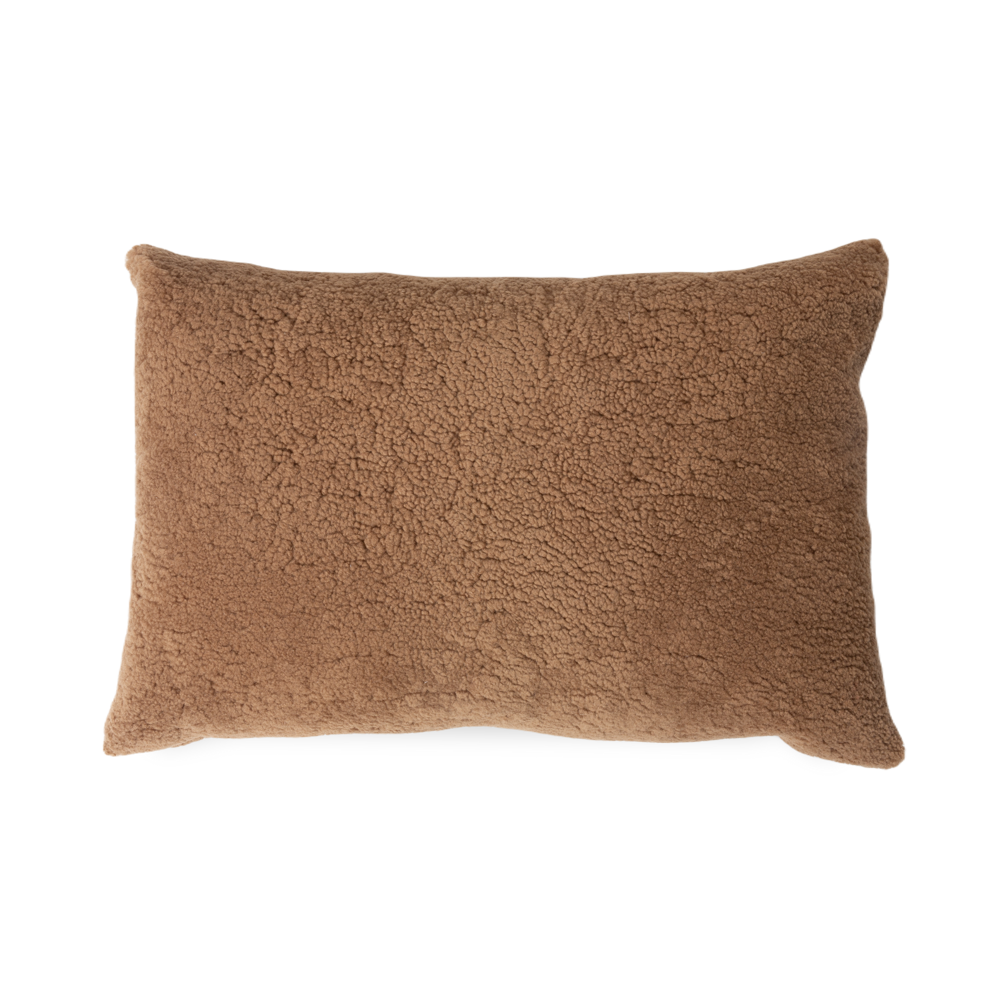 With a welcoming, soft exterior, the Sheepskin Pillow features a neutral brown tone on real sheepskin from Denmark.