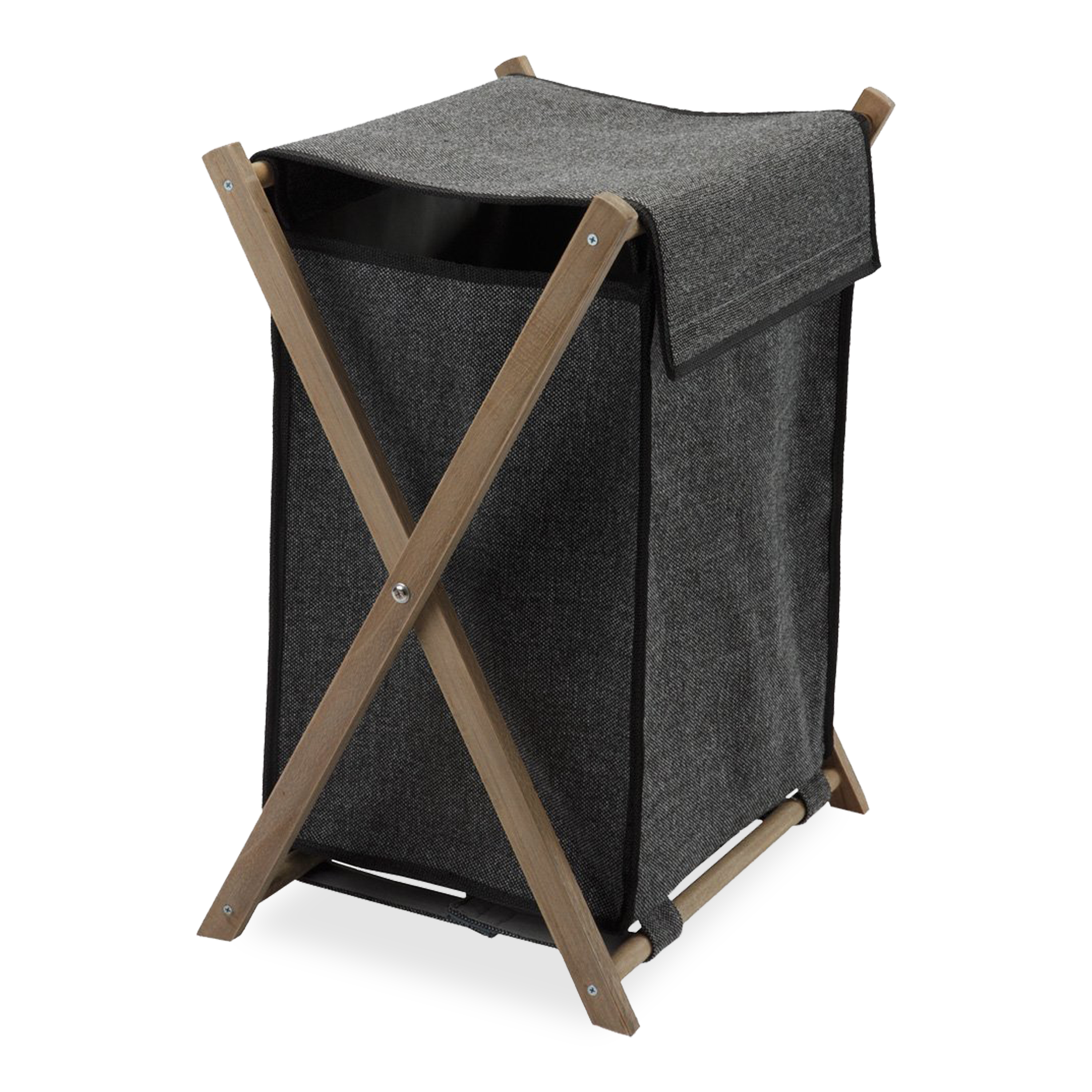 This versatile Frame Laundry Basket consists of wooden frames that can be folded for easy storage.