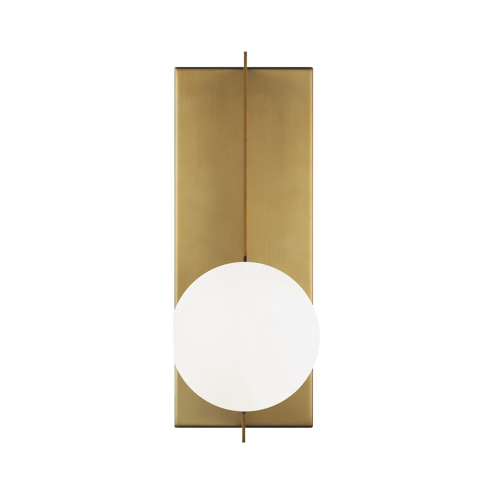 Inspired by Mid-Century modern art with contrasting geometric shapes.