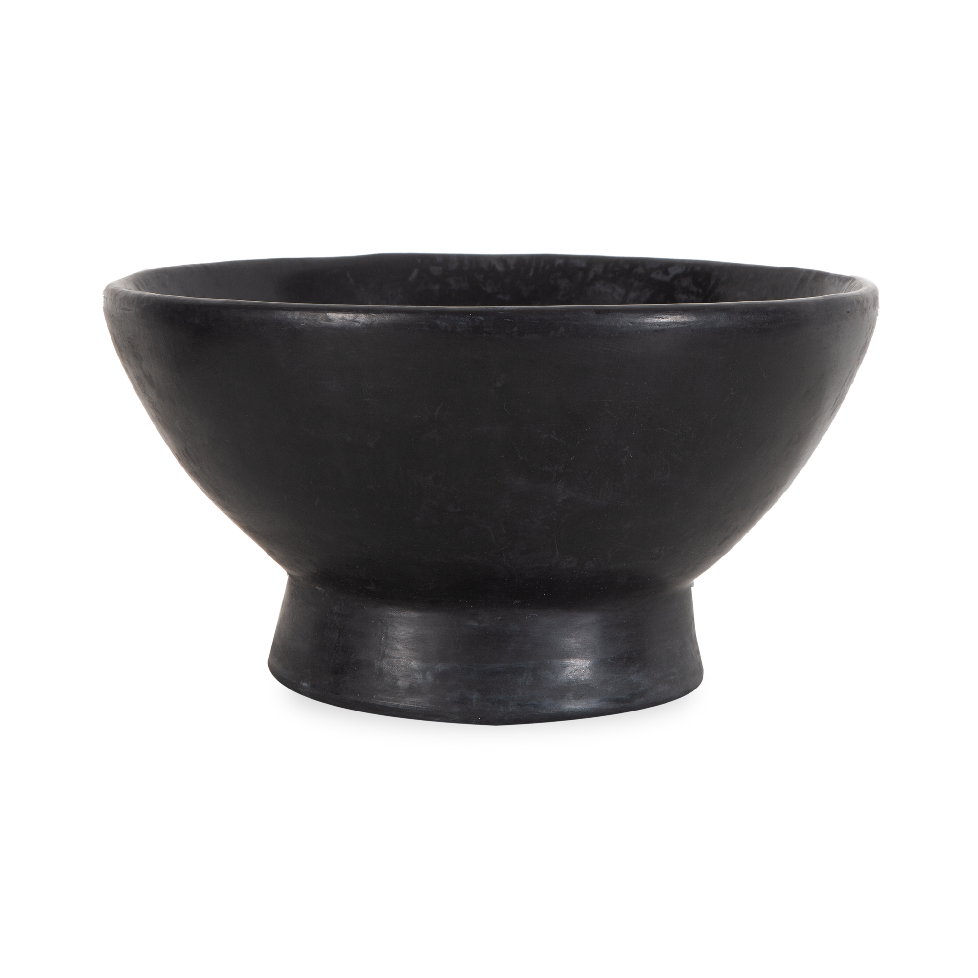 The Pedestal Bowl was hand sculpted by Moroccan artisans to give a unique and organic aesthetic.