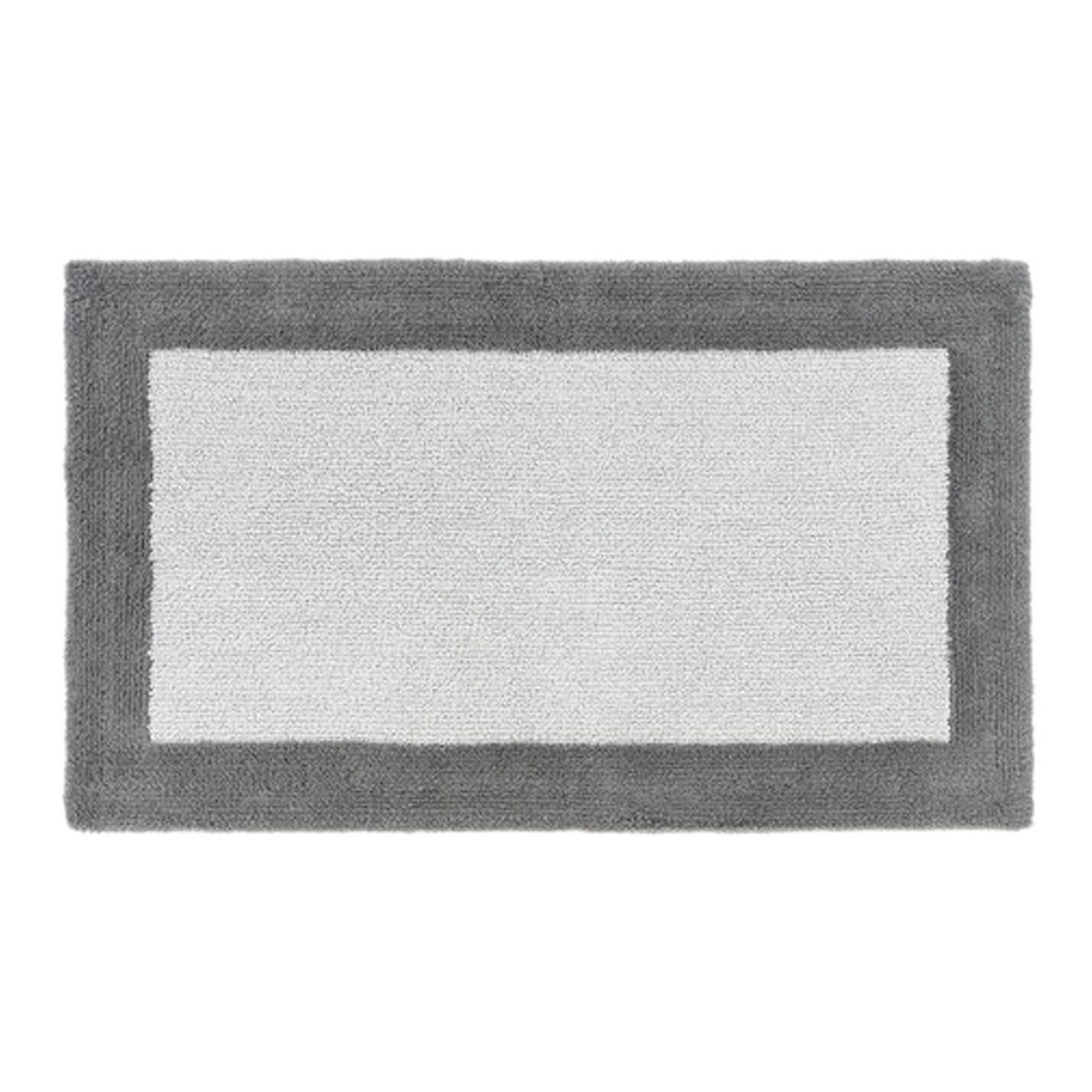 The Origine bath mat features a two-tone colourway in a simple border design that will add a contemporary feel to any bathroom.