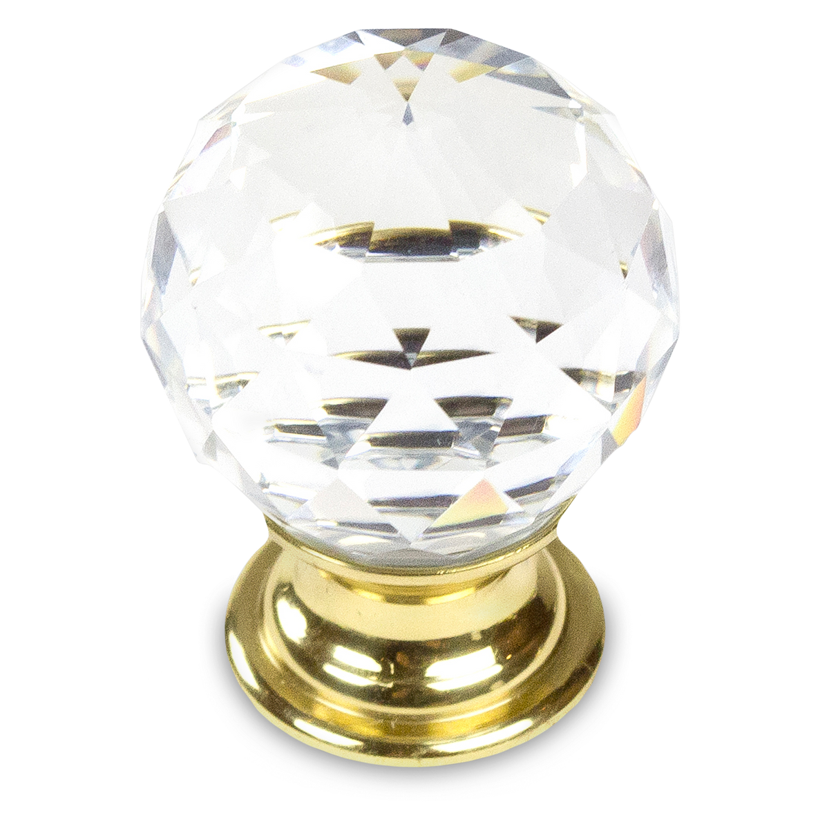 Faceted Crystal 1-1/4