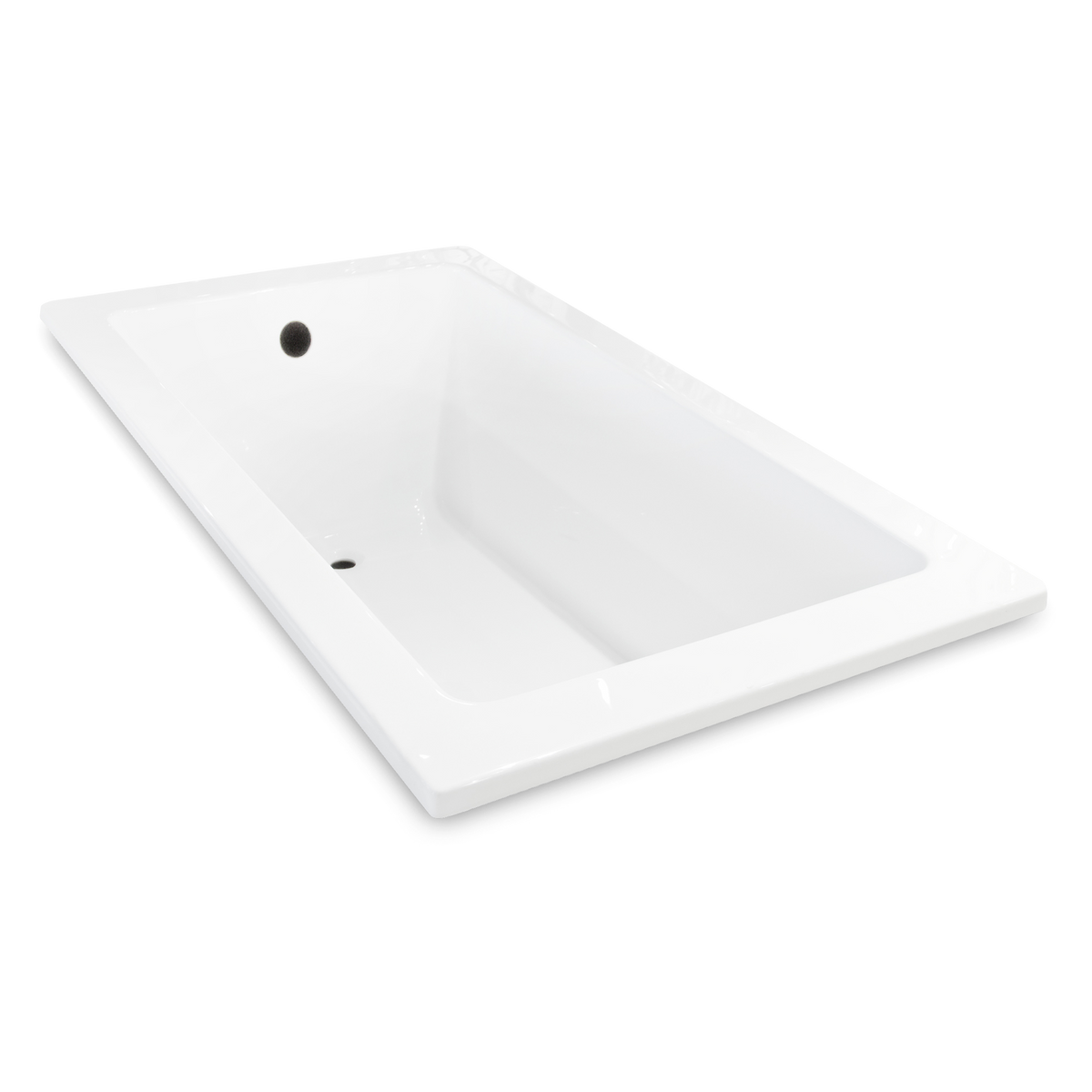 Cyan Soaker Bath, White