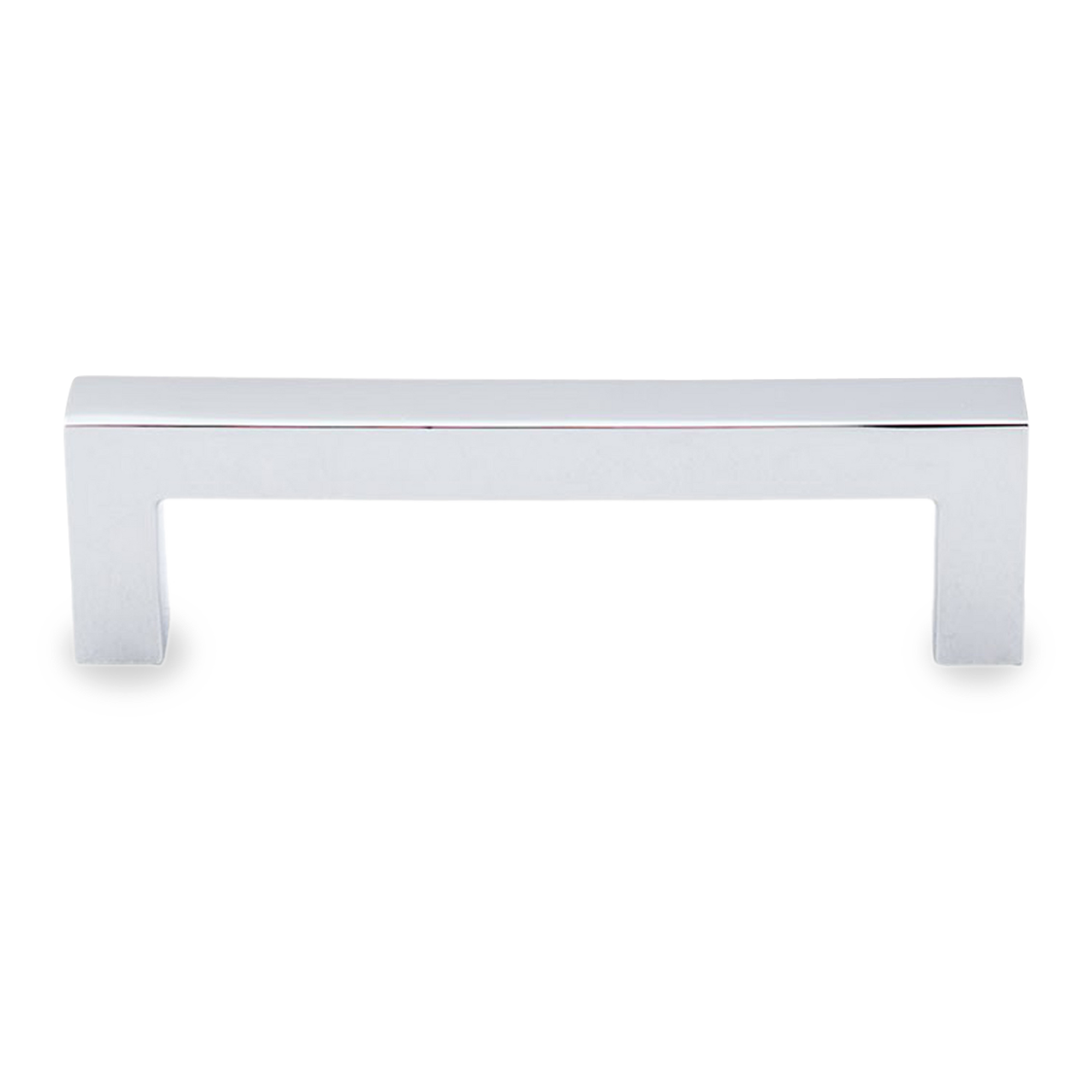A seamless, contemporary pull with a rectangular shape.