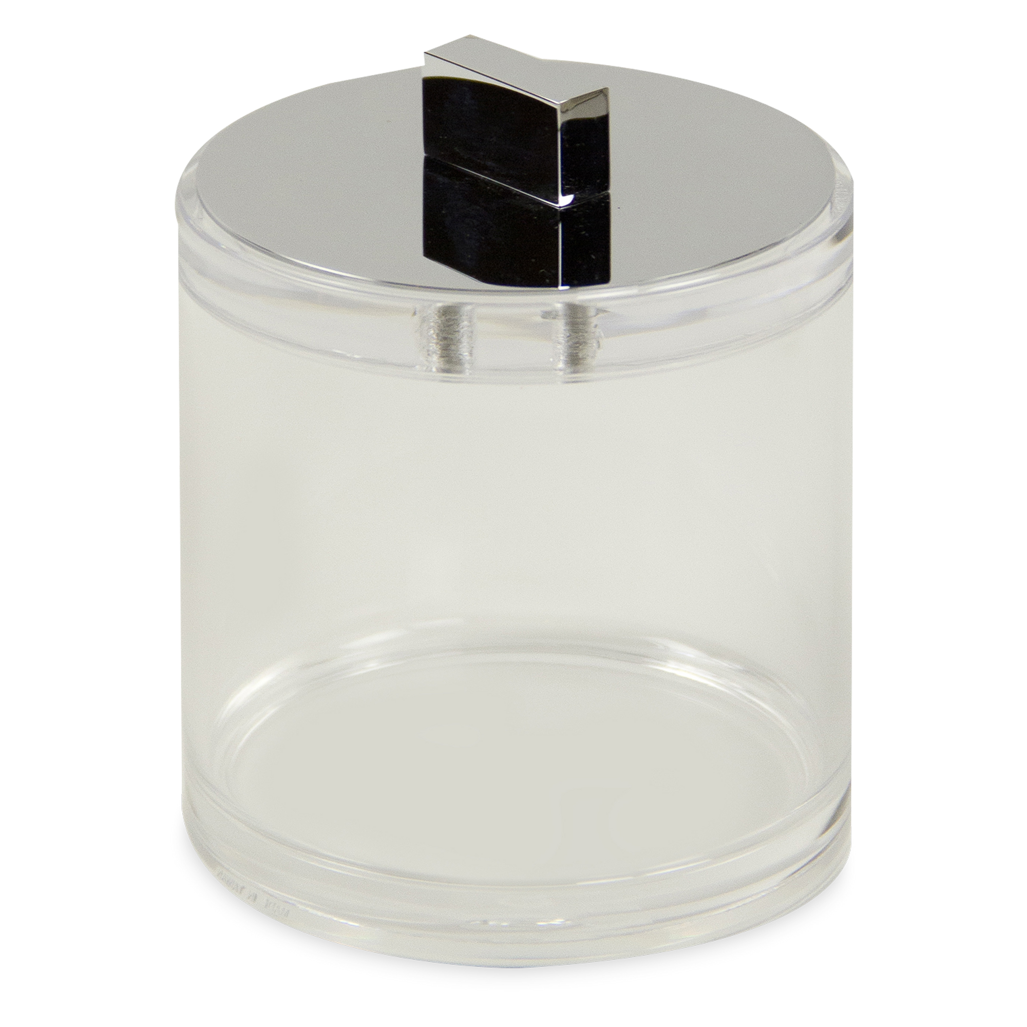 The Sky Collection features durable acrylic with chrome accents.