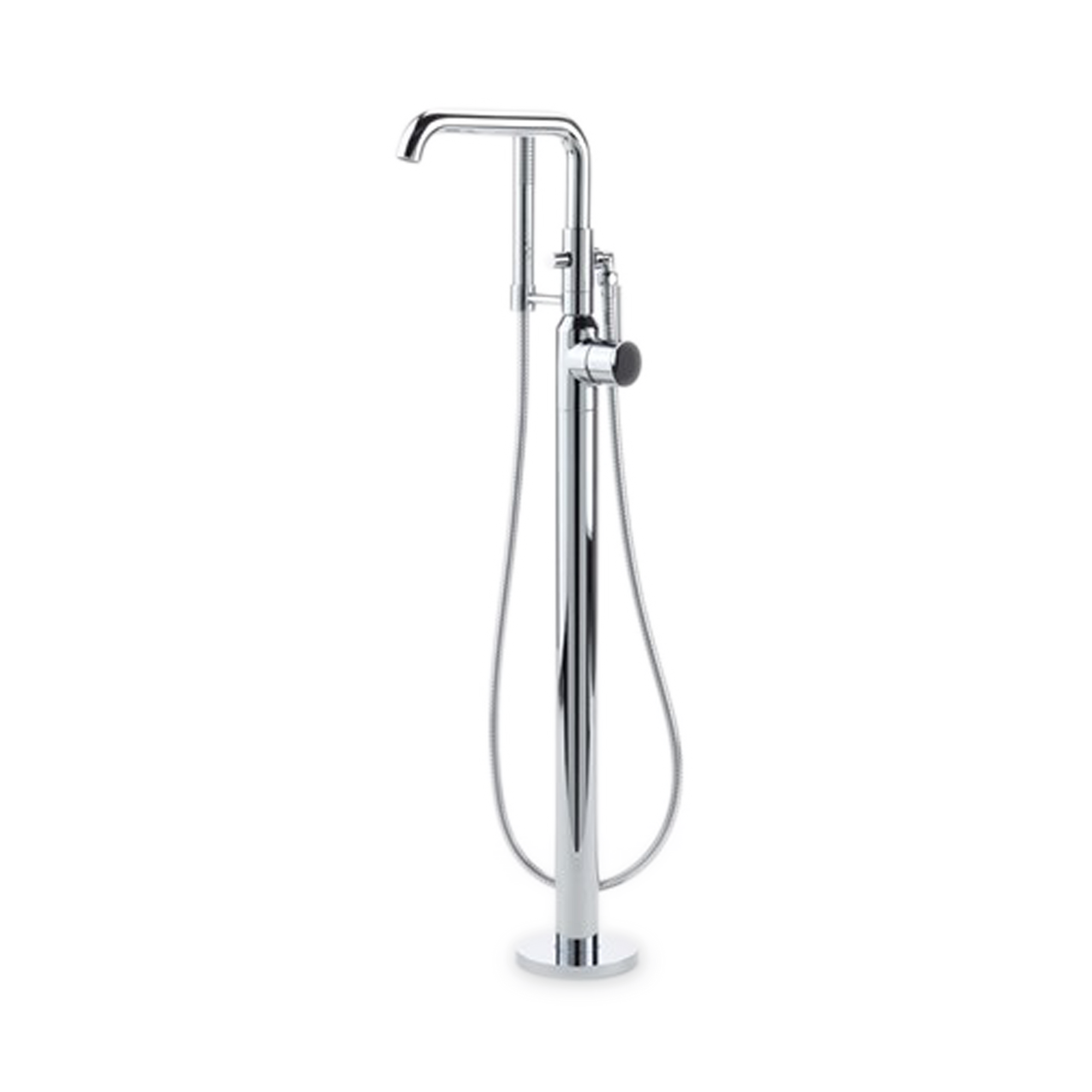 Single Handle Floor Mounted Tub Filler.