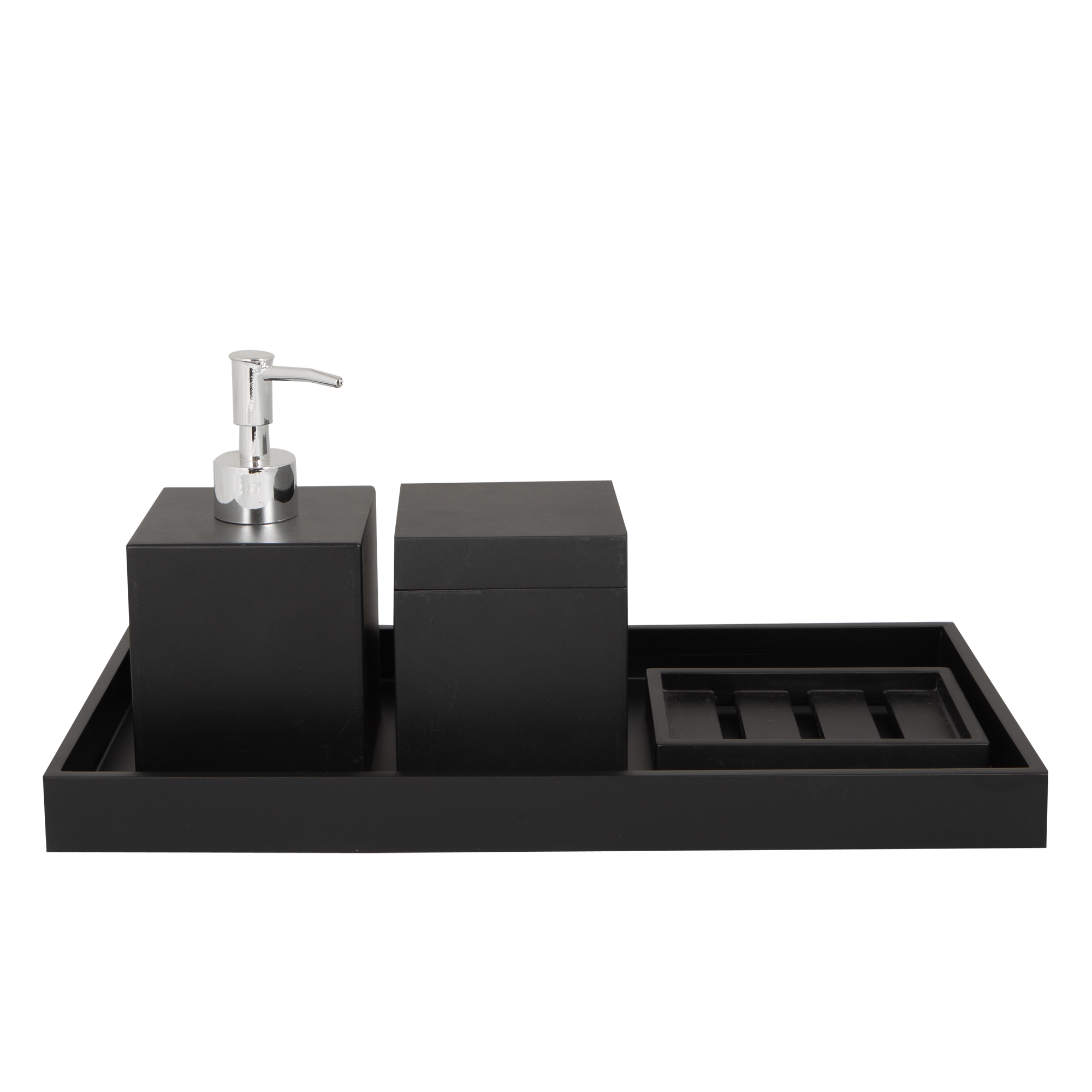 The Richmond Collection features a black finish with chrome details.