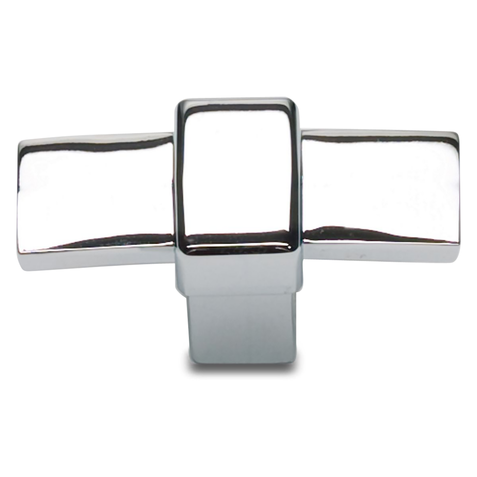 Buckle up T knob with matte design detail.