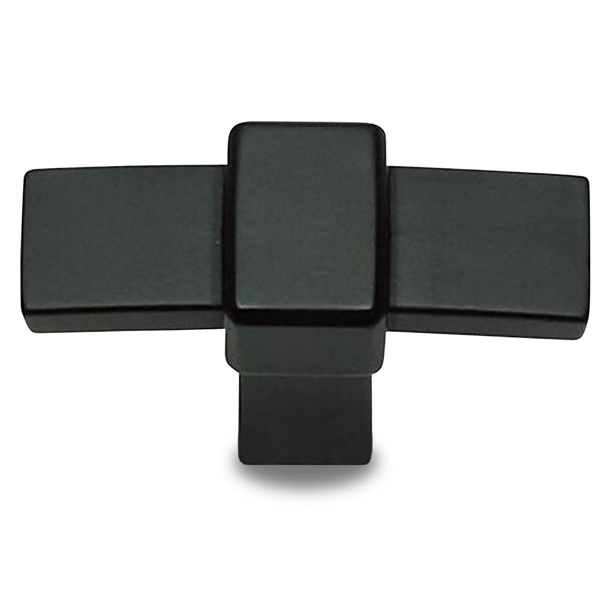 Buckle up T knob with matte design detail.