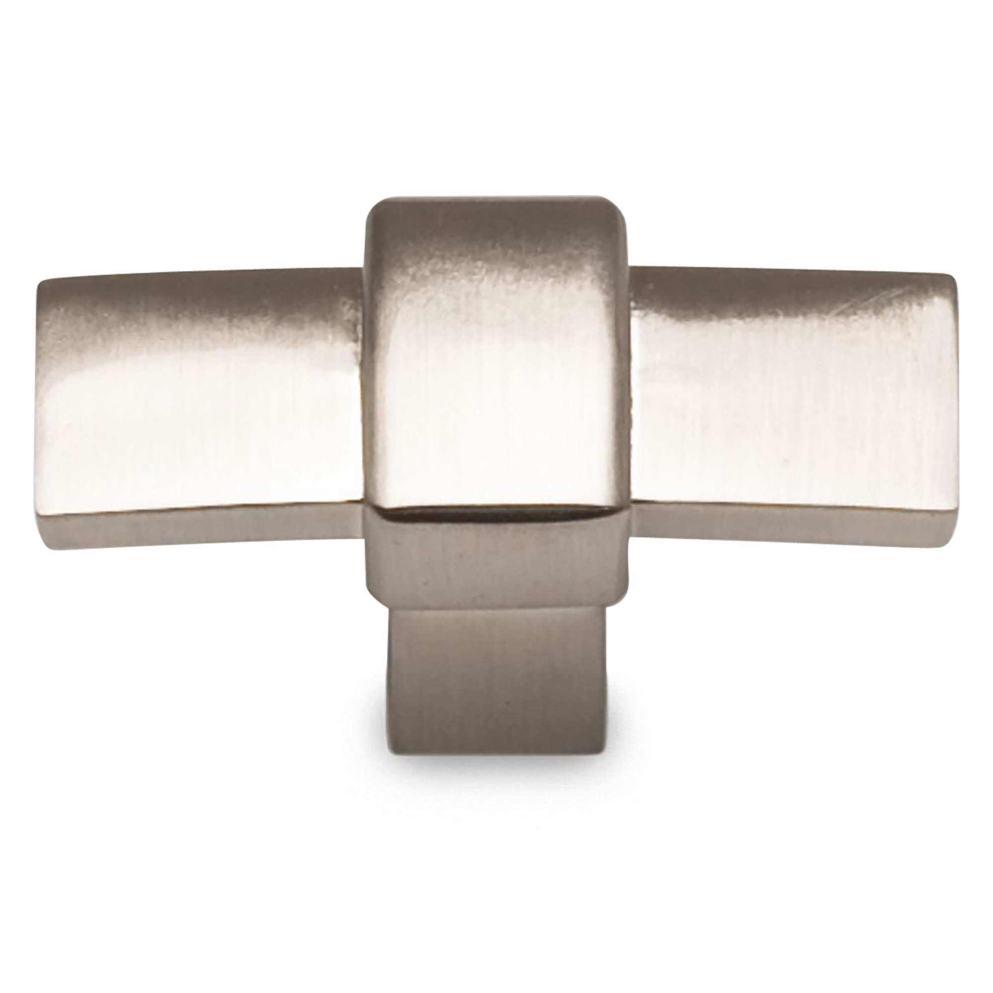 Buckle up T knob with matte design detail.