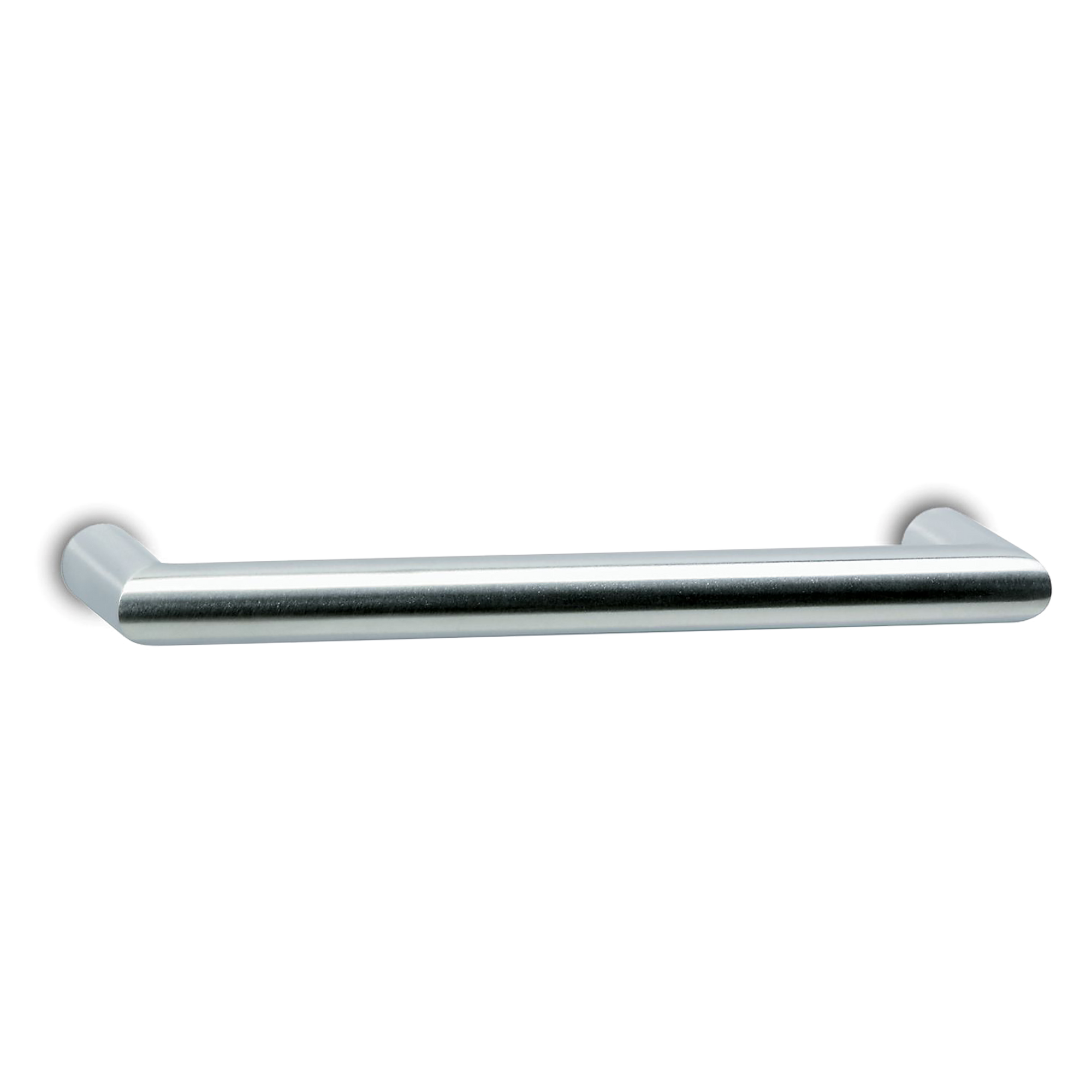 A seamless modern pull with a rounded handle and square corners.