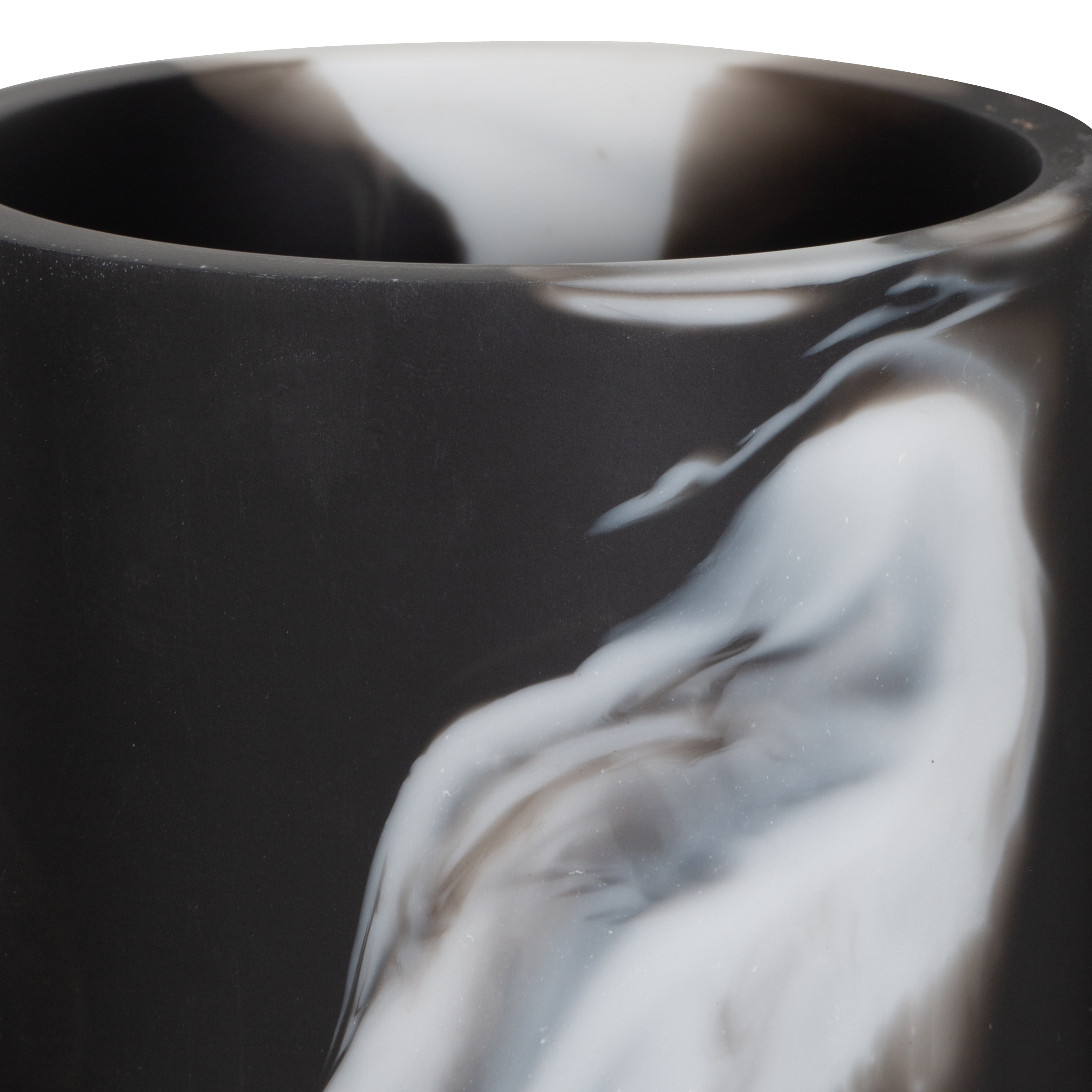 Explore the concept of yin and yang in this duo of round jars.