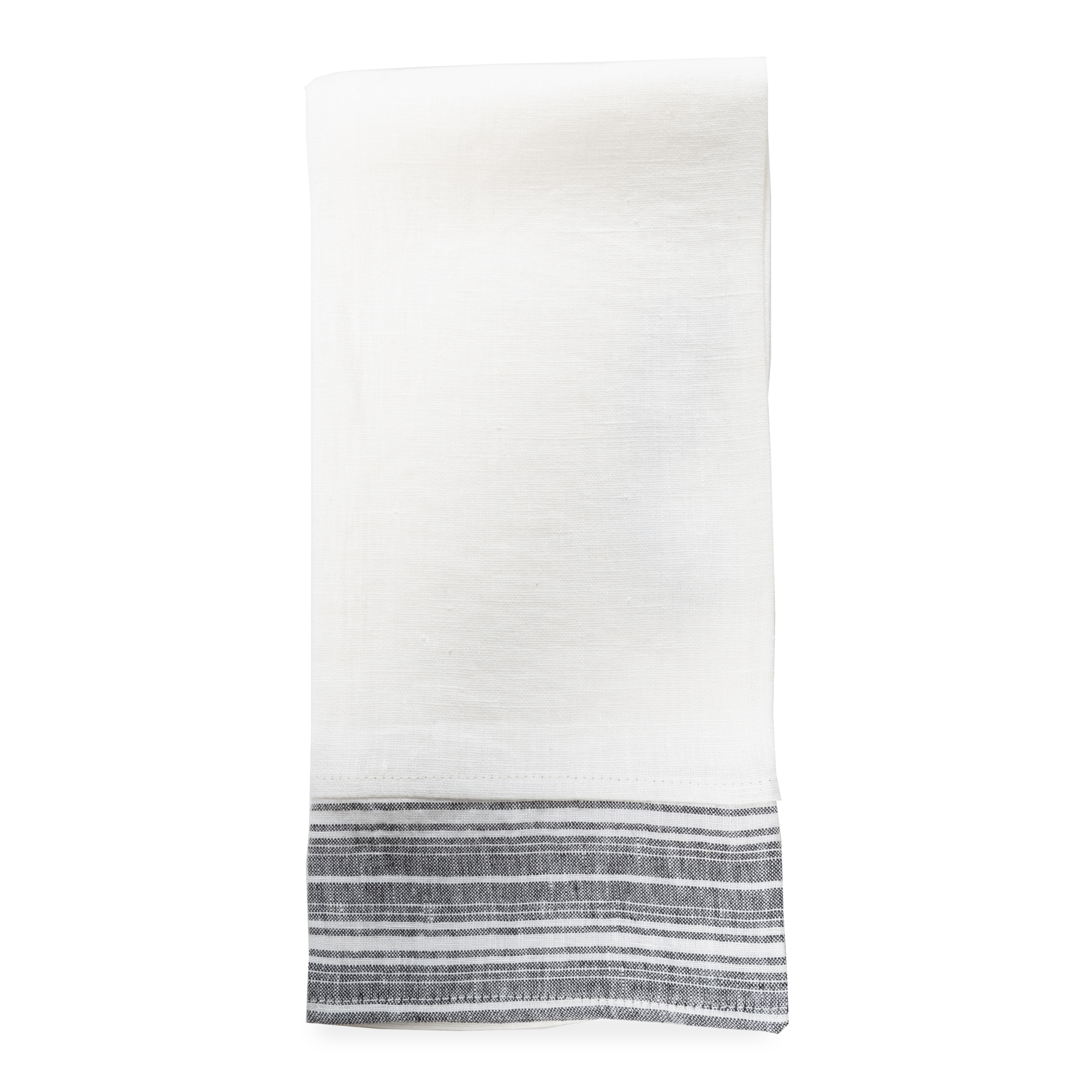 Linen Border Guest Towel