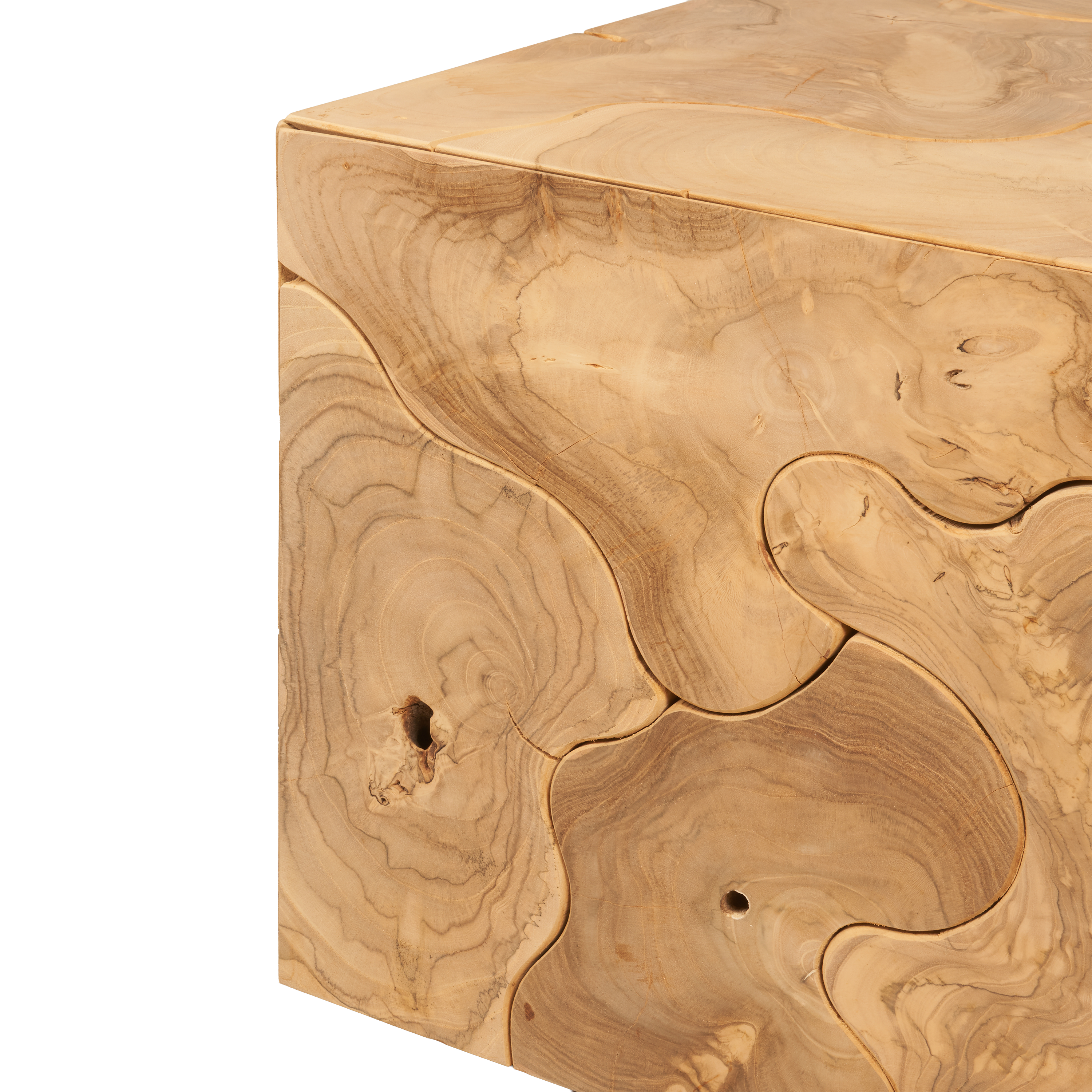 Teak Slice Coffee Table