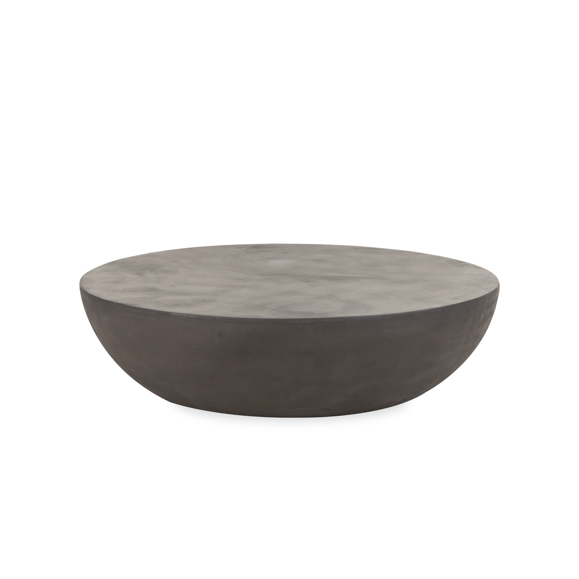 This relaxed and earthy coffee table adds a vintage look to any room.