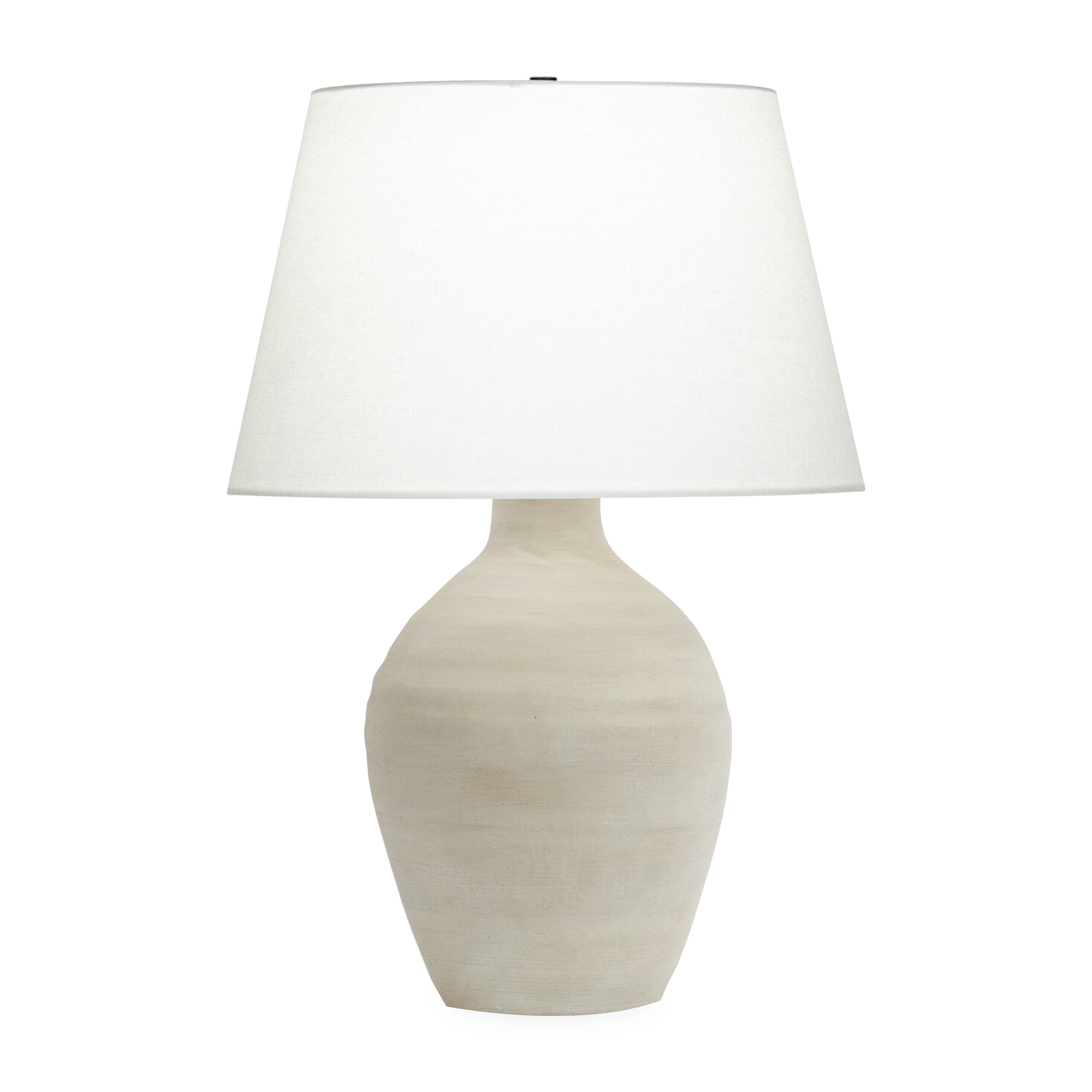 The classic appeal of this ceramic table lamp is easy to pair with any home décor.