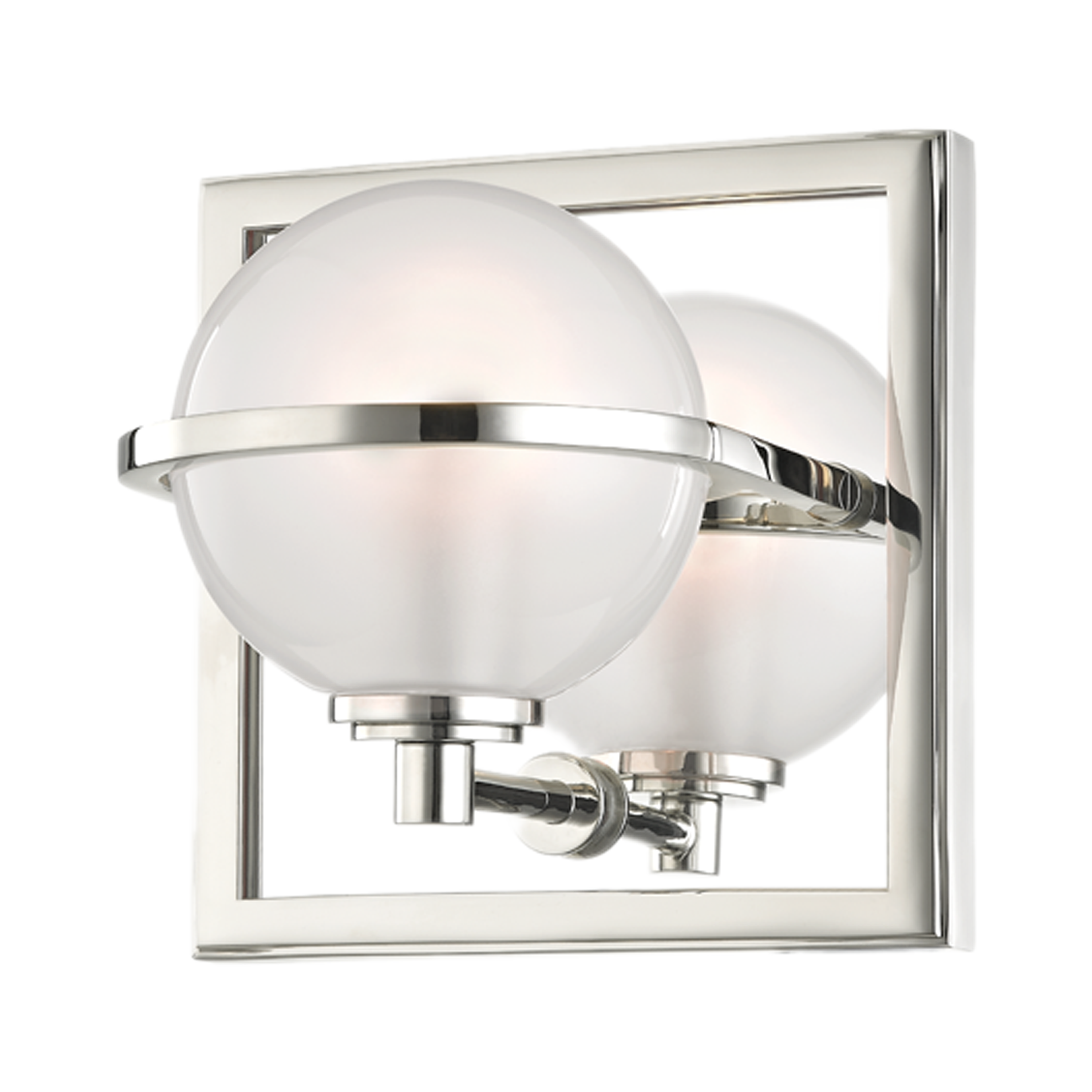 Axiom Wall Light - Polished Nickel