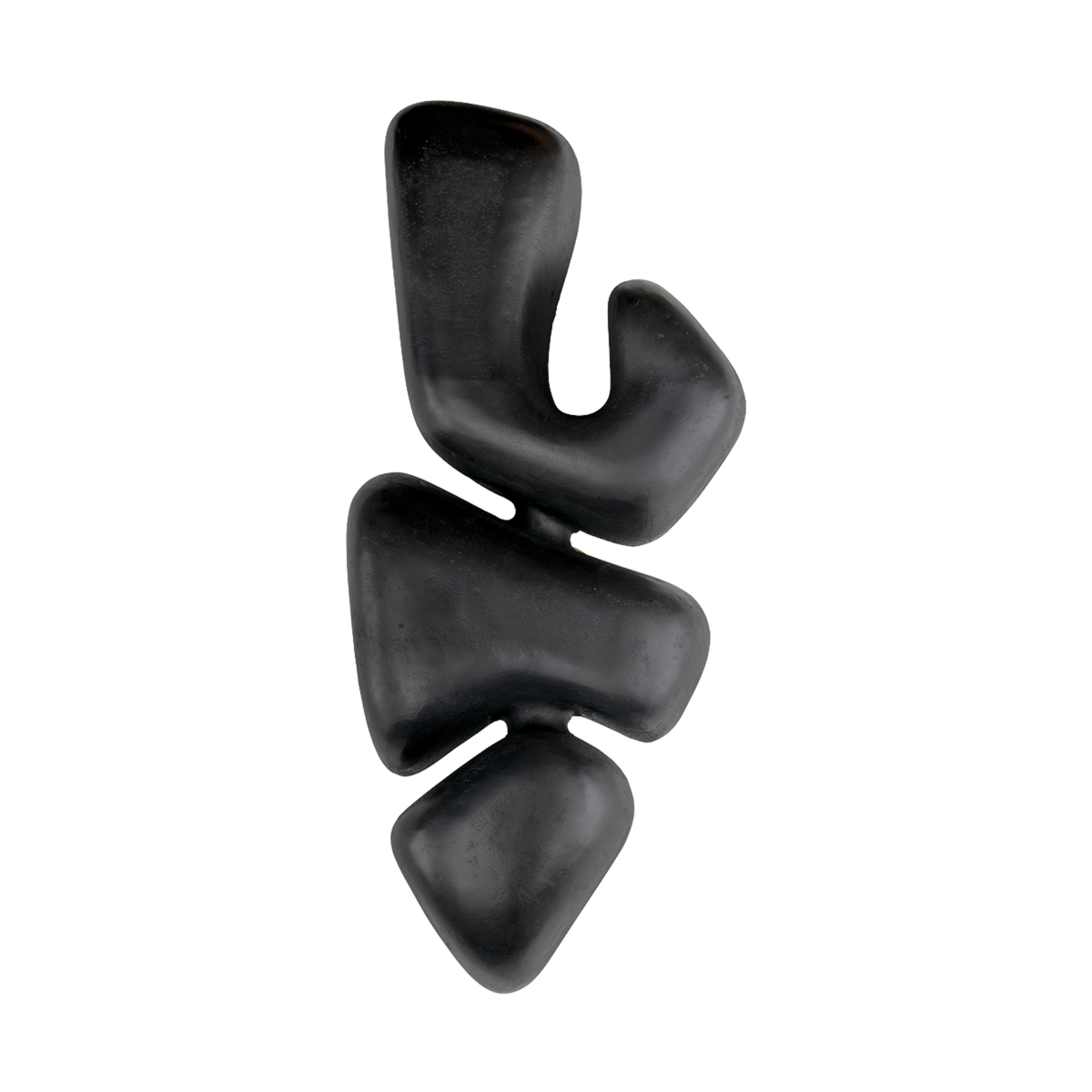 Orphir Wall Light in textured bronze with stacked biomorphic forms and a sculptural curved silhouette.