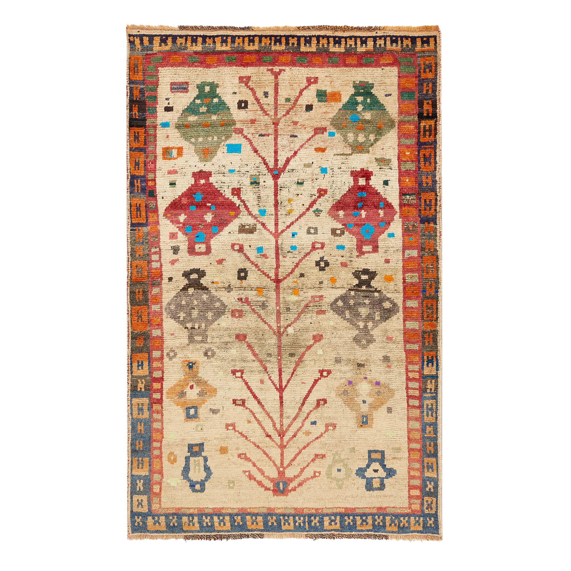 The Naziri Family Private Collection was built by Mohammad Naziri and his wife Lila over the span of five decades spent sourcing rugs from the remote corners of southern Persia.