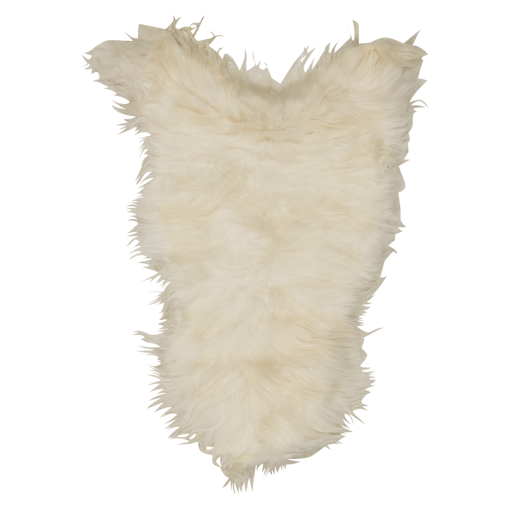 Adding a touch of natural and luxurious design, each English Sheepskin rug has its only unique shade of white.