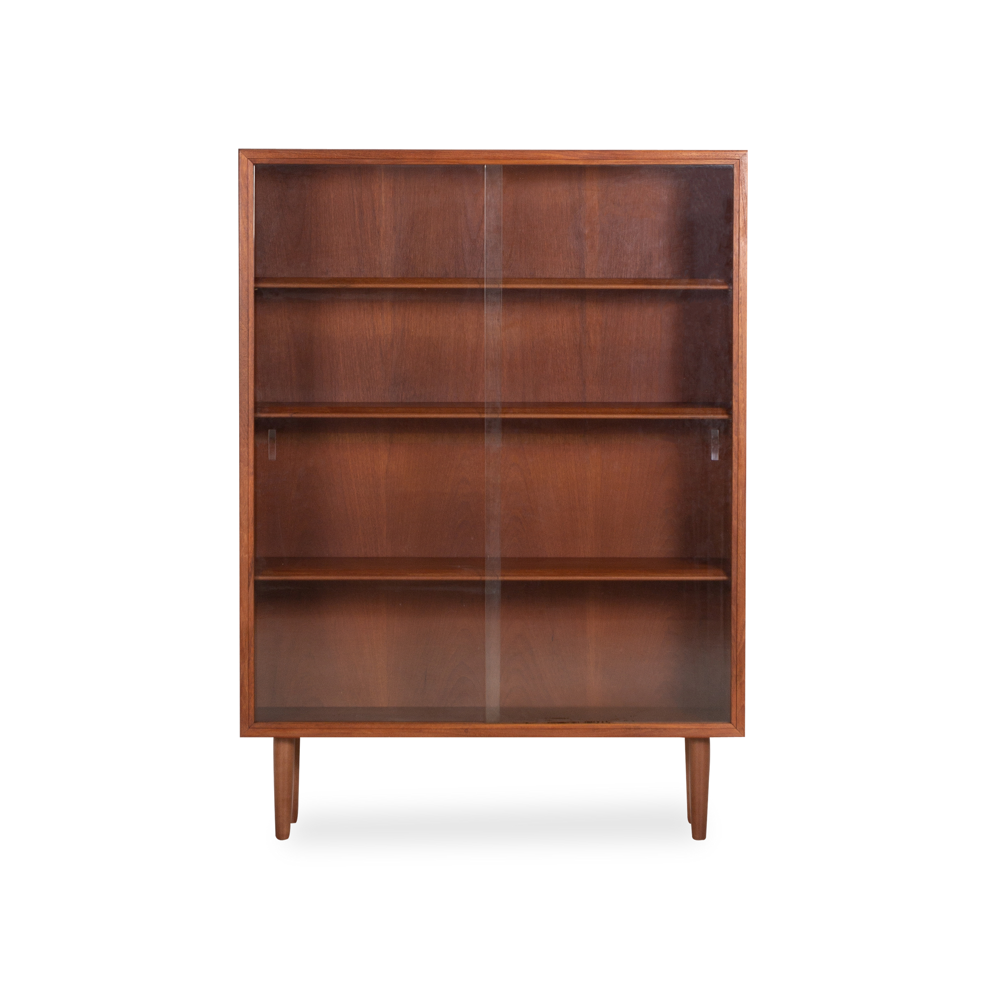 A unique accent piece, this vintage cabinet was designed by Borge Mogenson for Soborg Møbler, circa 1960s.
