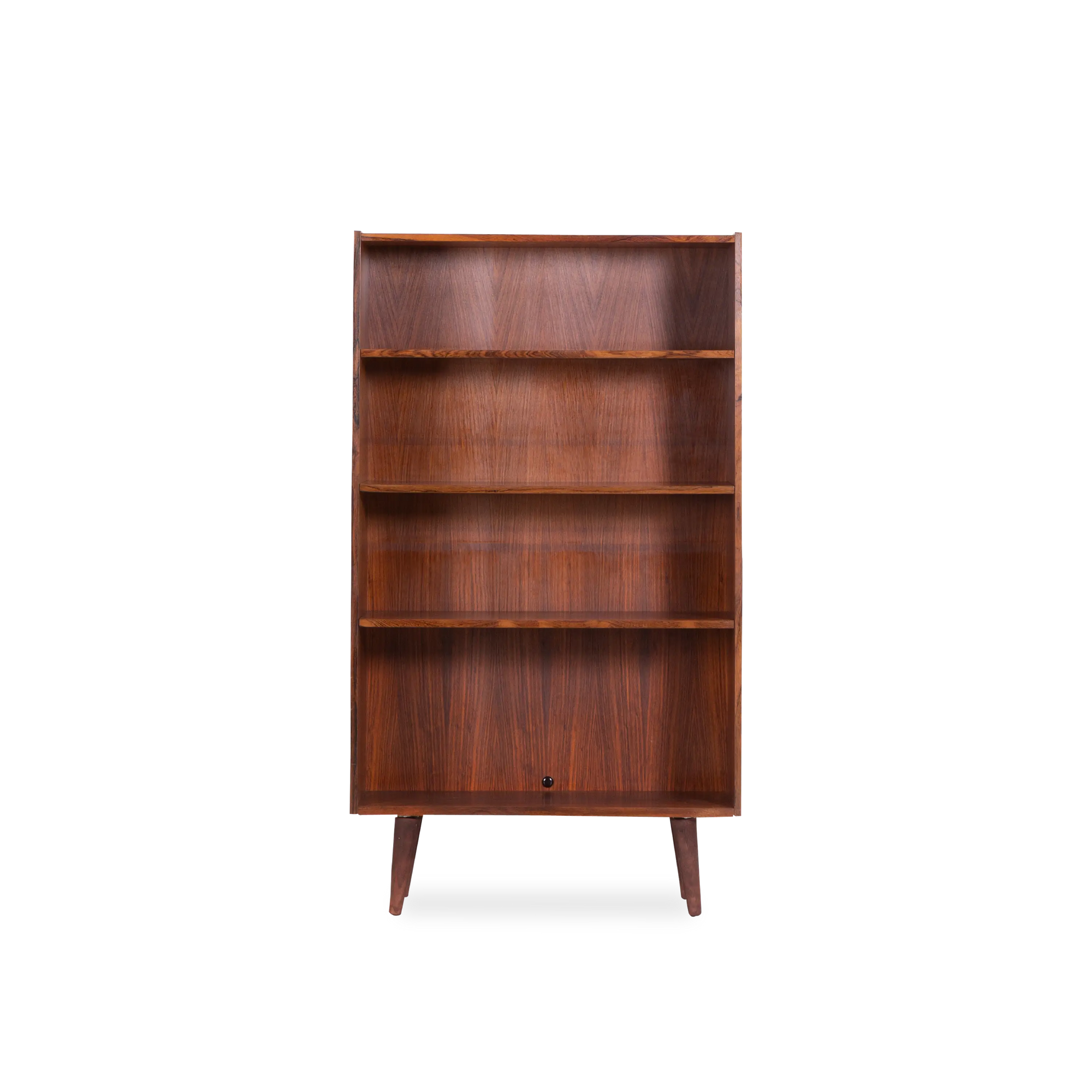 Crafted with the utmost precision and attention to detail, this vintage bookcase was manufactured in Denmark, circa 1960s.