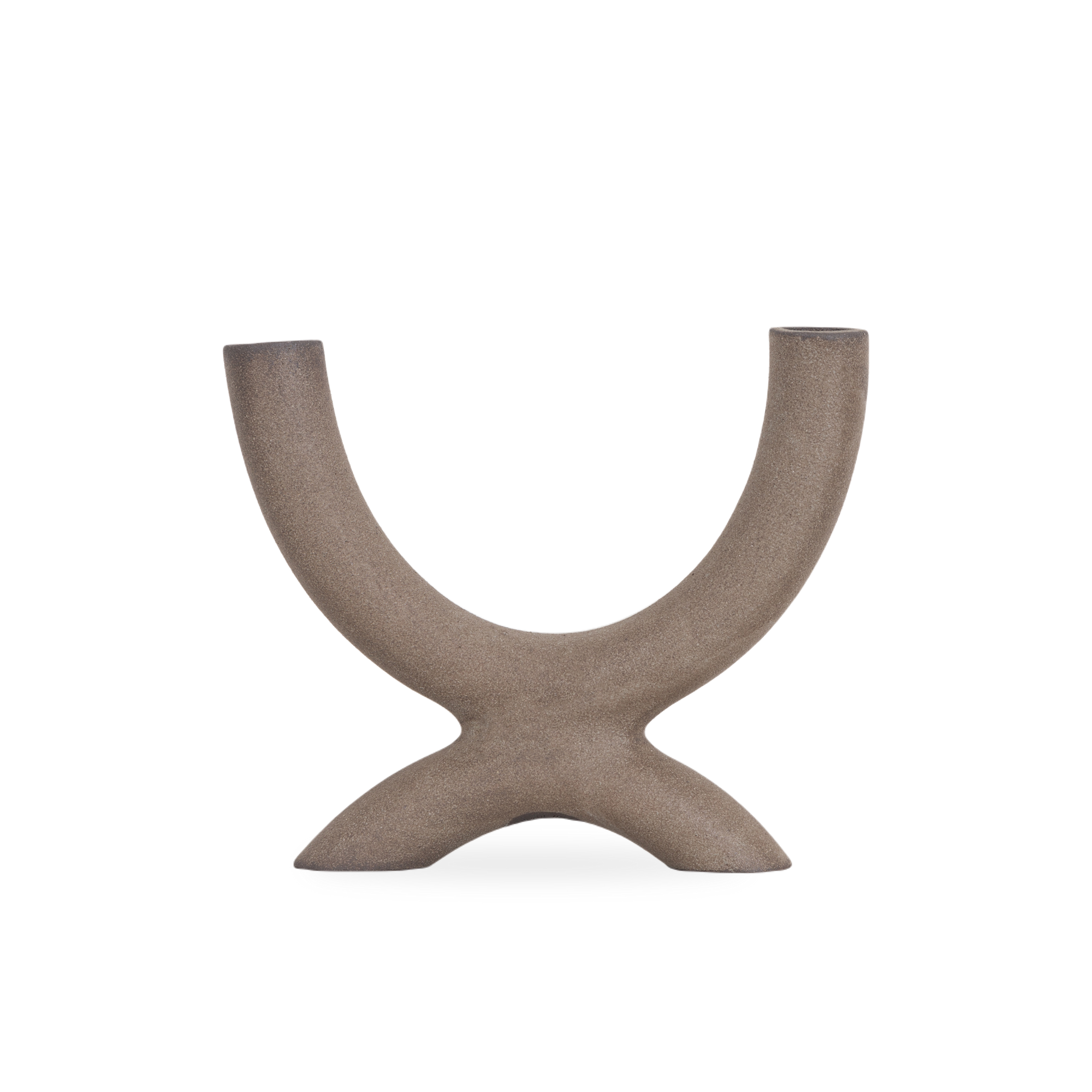 With the intent to provide a sense of relaxation and hospitality, the Forevermore Dual Candleholder features a minimalistic curved shape that can hold two candles in perfect unison