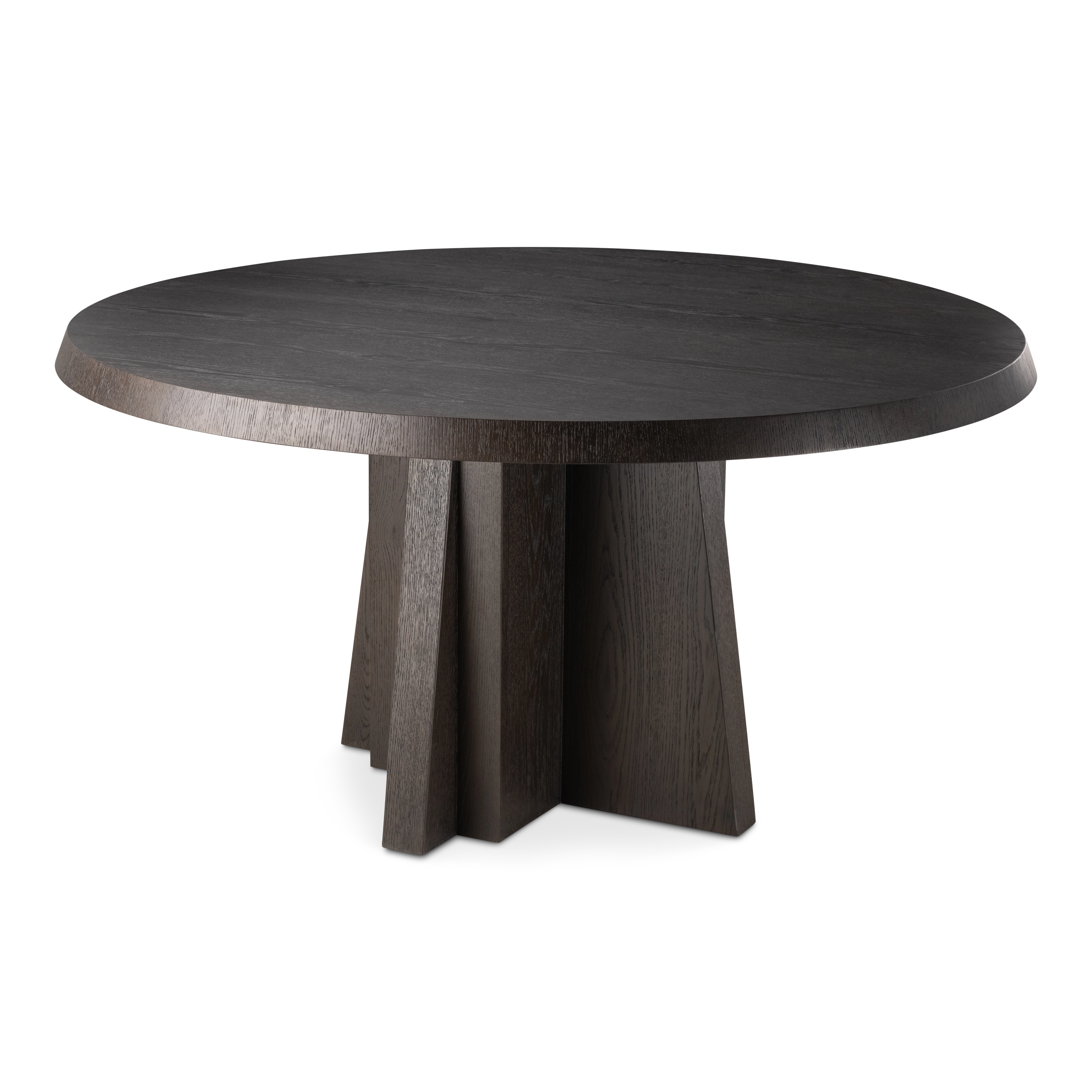 Oblique Round Dining Table