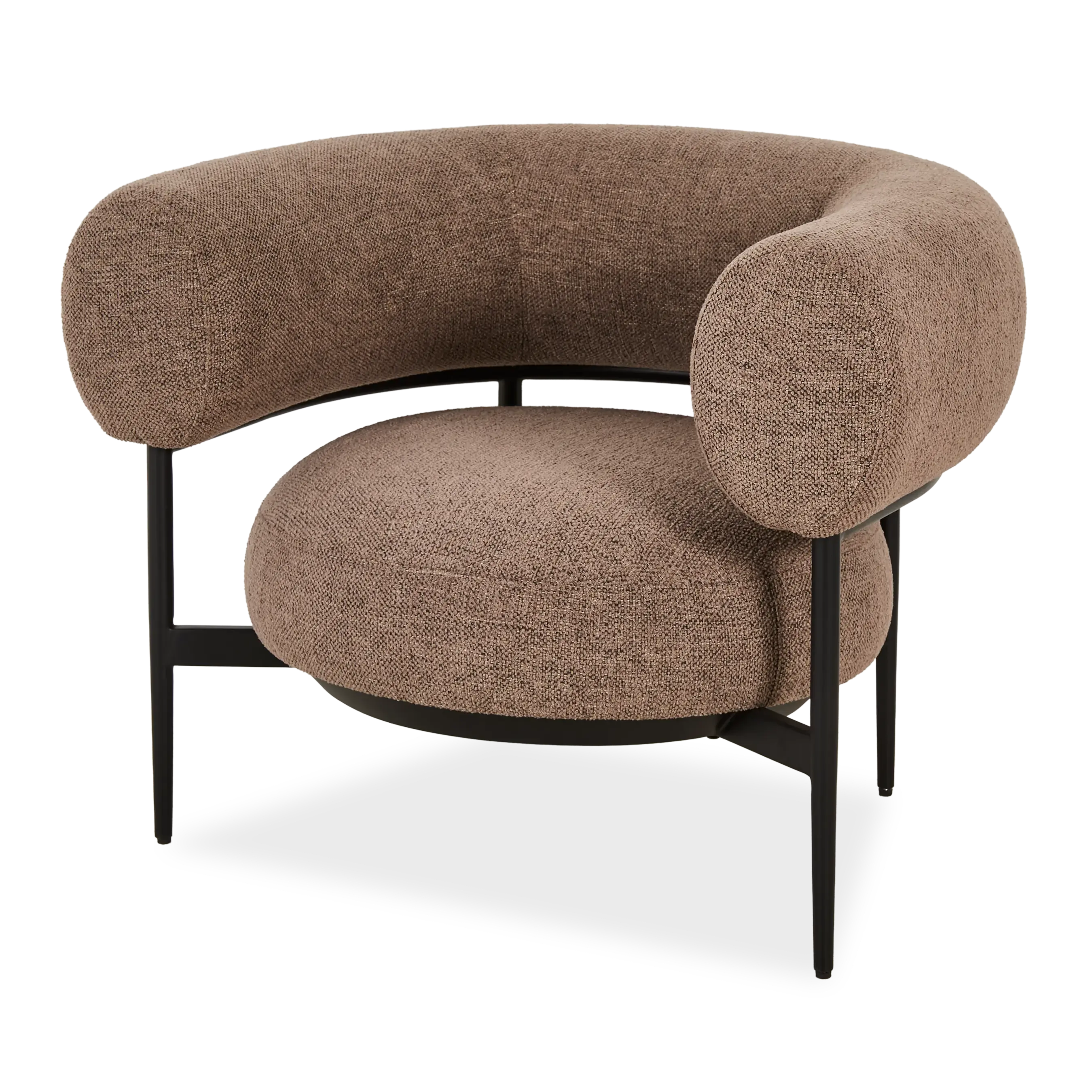 Preston Lounge Chair Umber