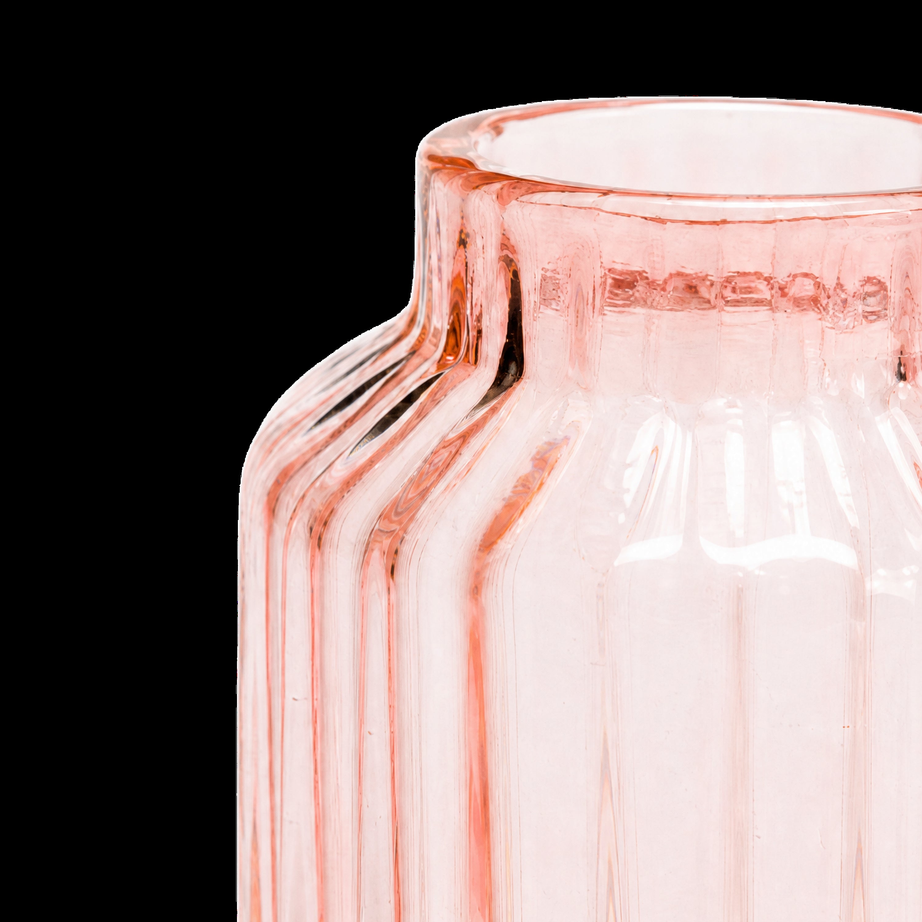 Celia Glass Vase/T-Light Rose