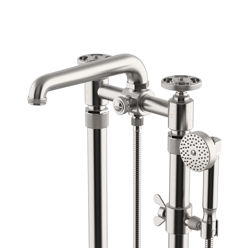 R.W Atlas Floor Mounted Tub Filler