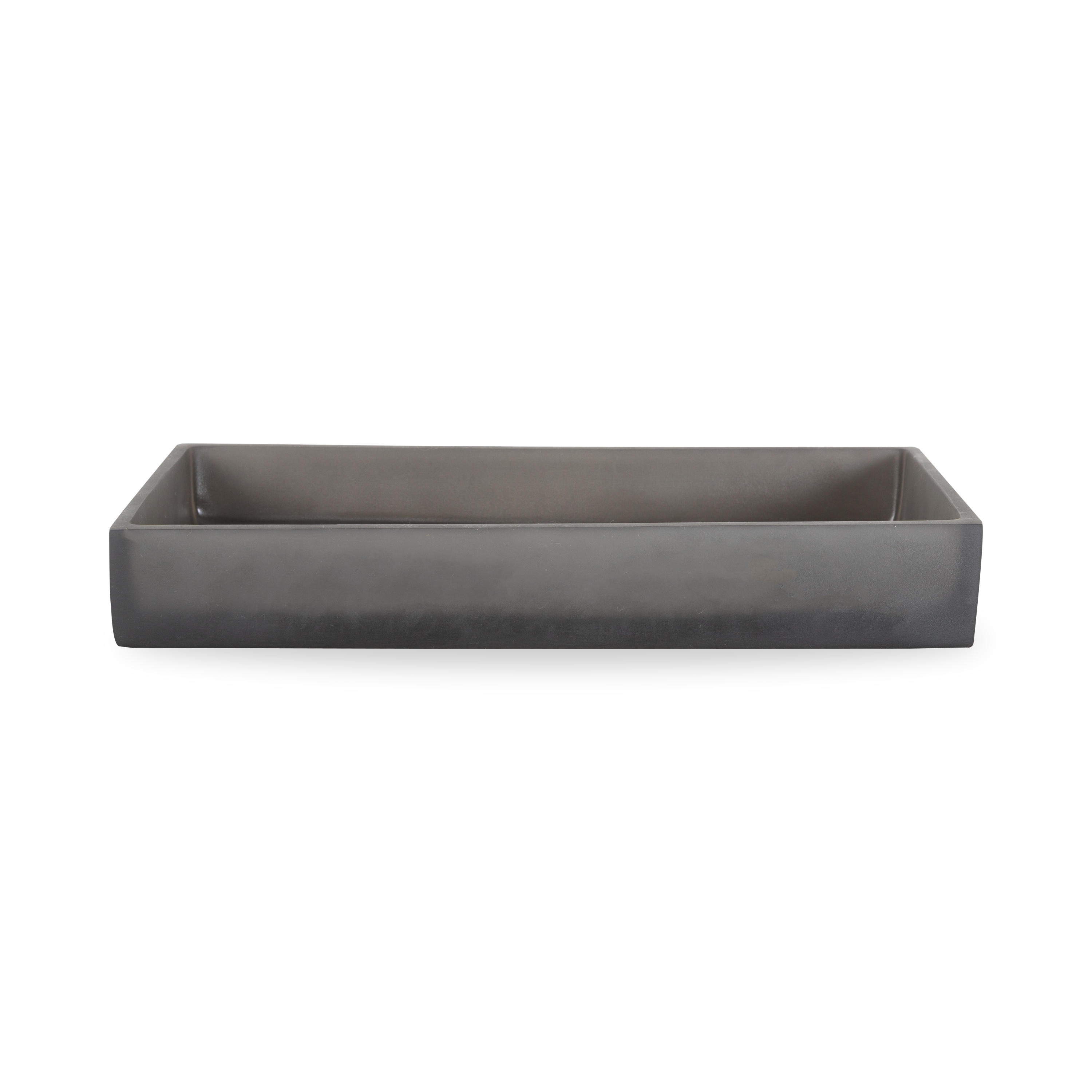 Clean lines and a minimal aesthetic define this bath collection.